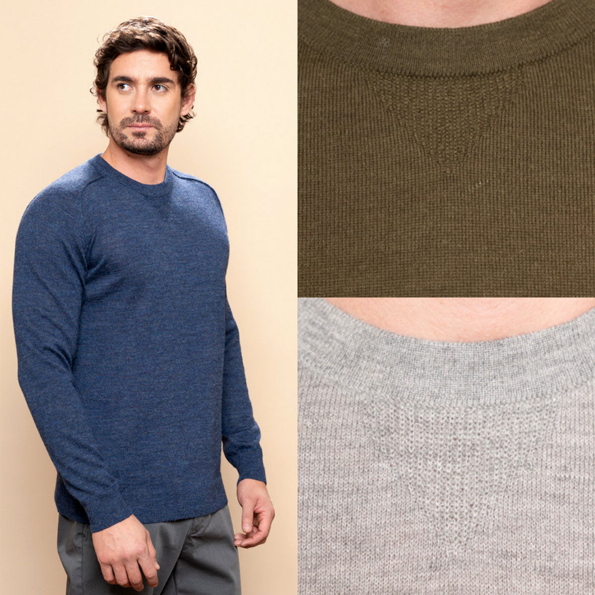 Alpaca Extrafine Knit Crewneck Sweater