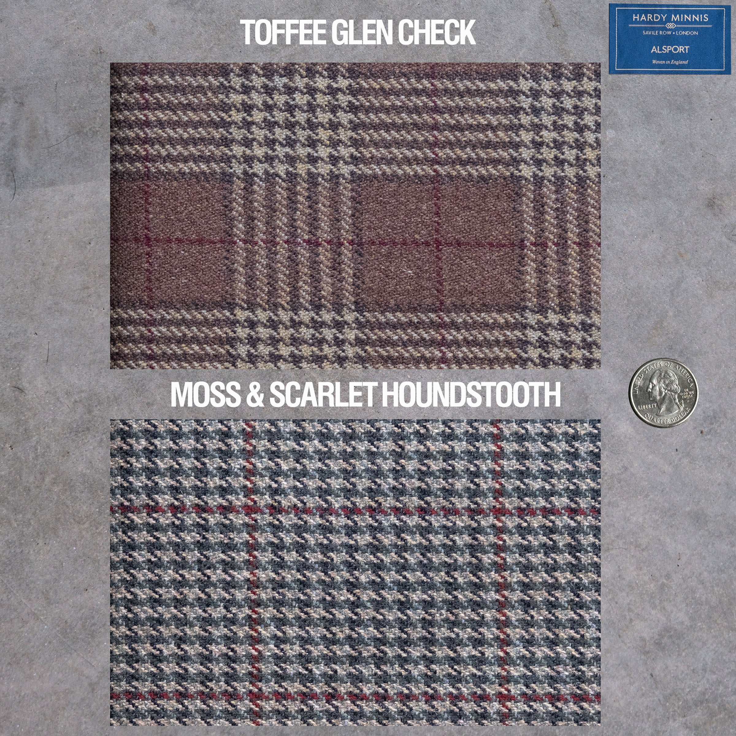 Custom Overcoats Heavyweight Alsport Thornproof Tweed