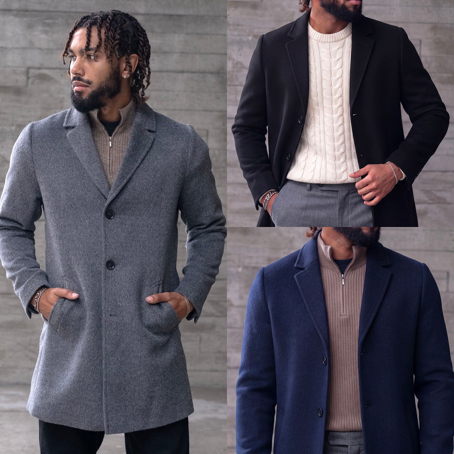 Alpaca Notch Lapel Car Coat
