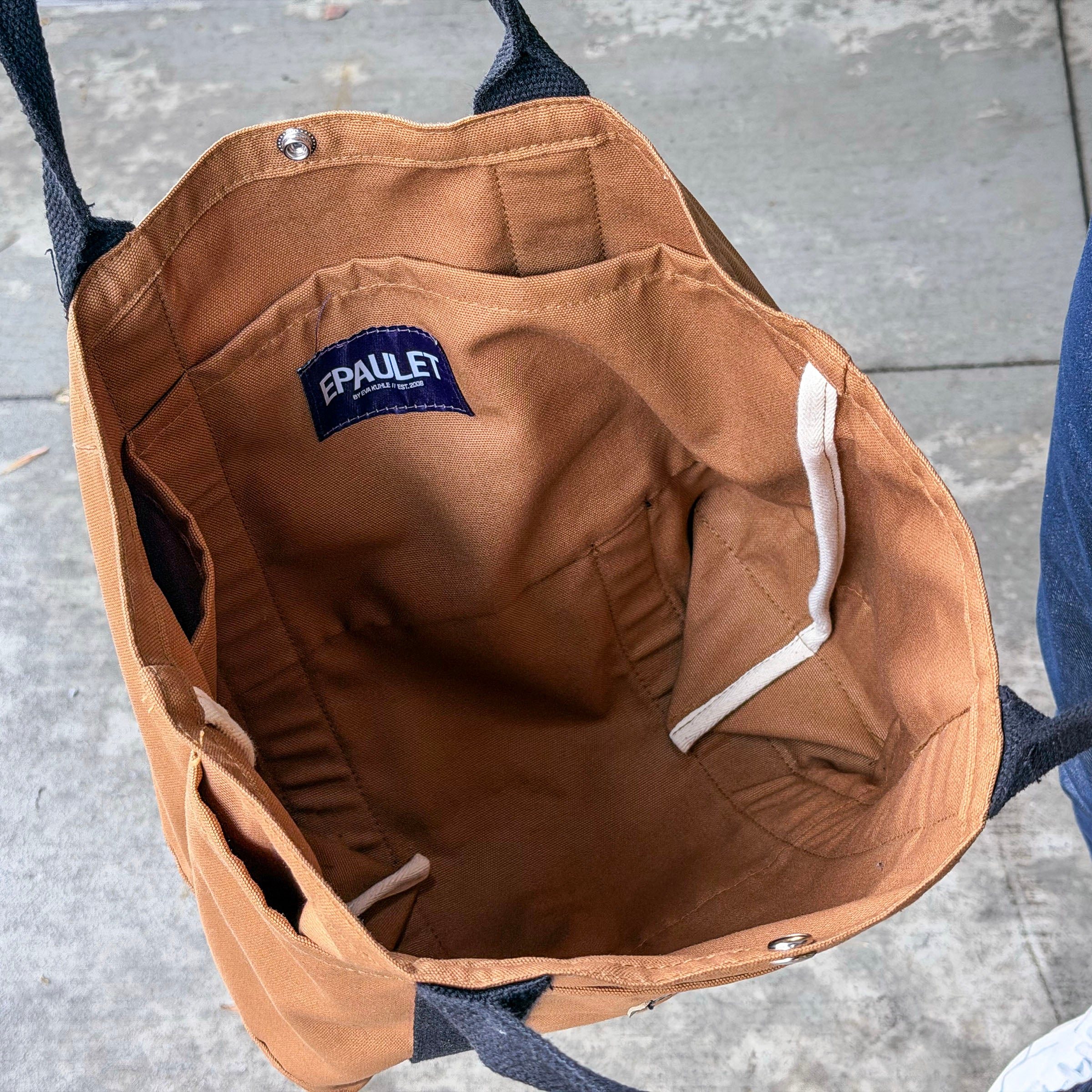 Harbor Tote Bag Caramel Duck Canvas