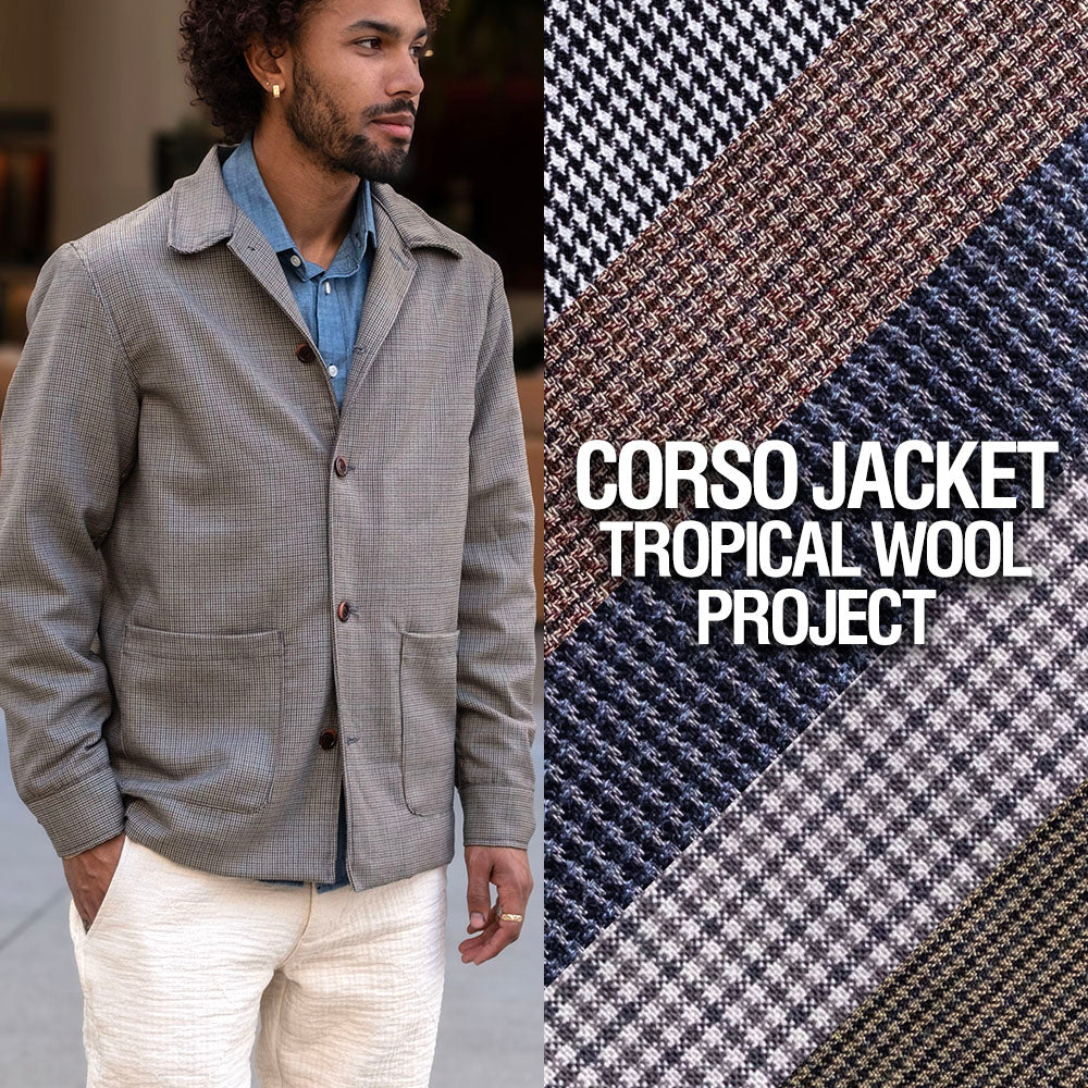 Corso Jacket in Tropical Wool Project (April Delivery)