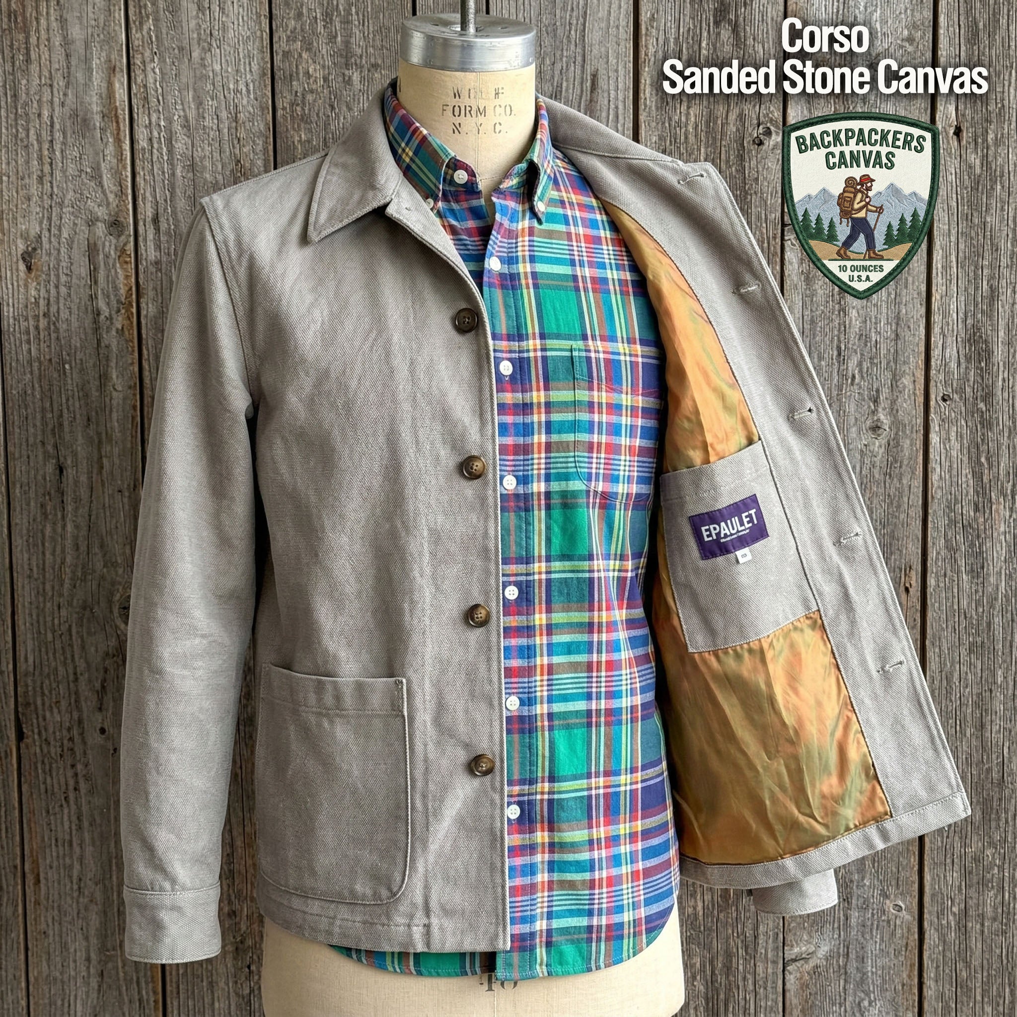 Doyle, Sinclair & Corso Backpacker Canvas Jackets (March Ship)