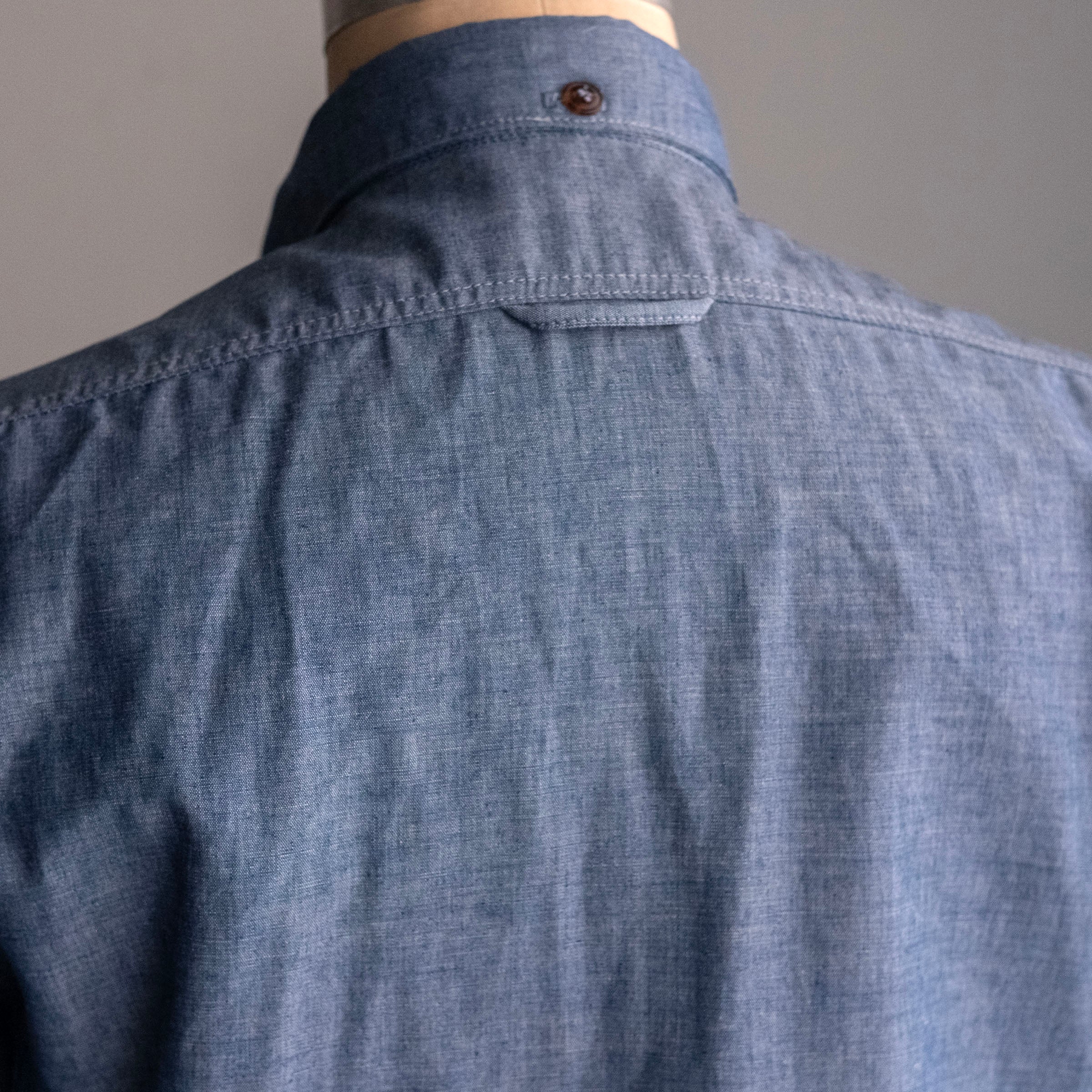 Denim Button Down Shirt Hattori Ichiban Chambray