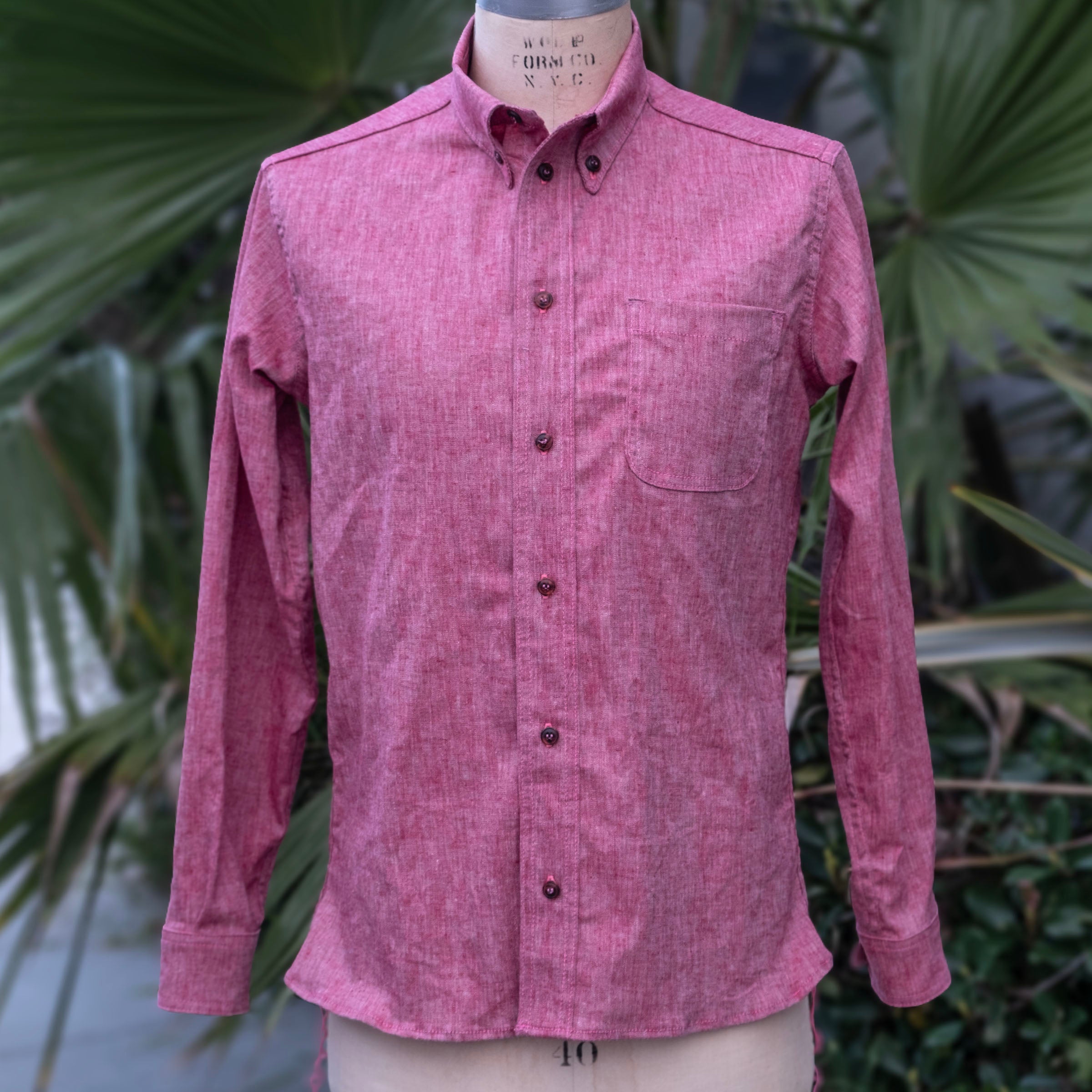 Purple store chambray shirt