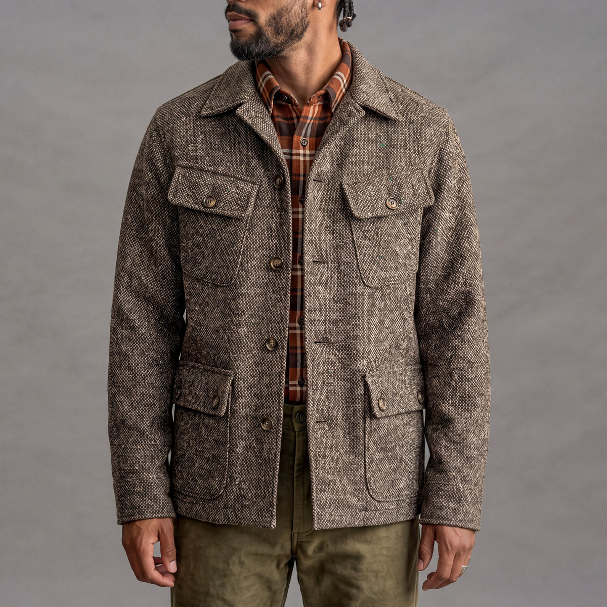 Jungle Jacket in English & Italian Wool Tweed Project
