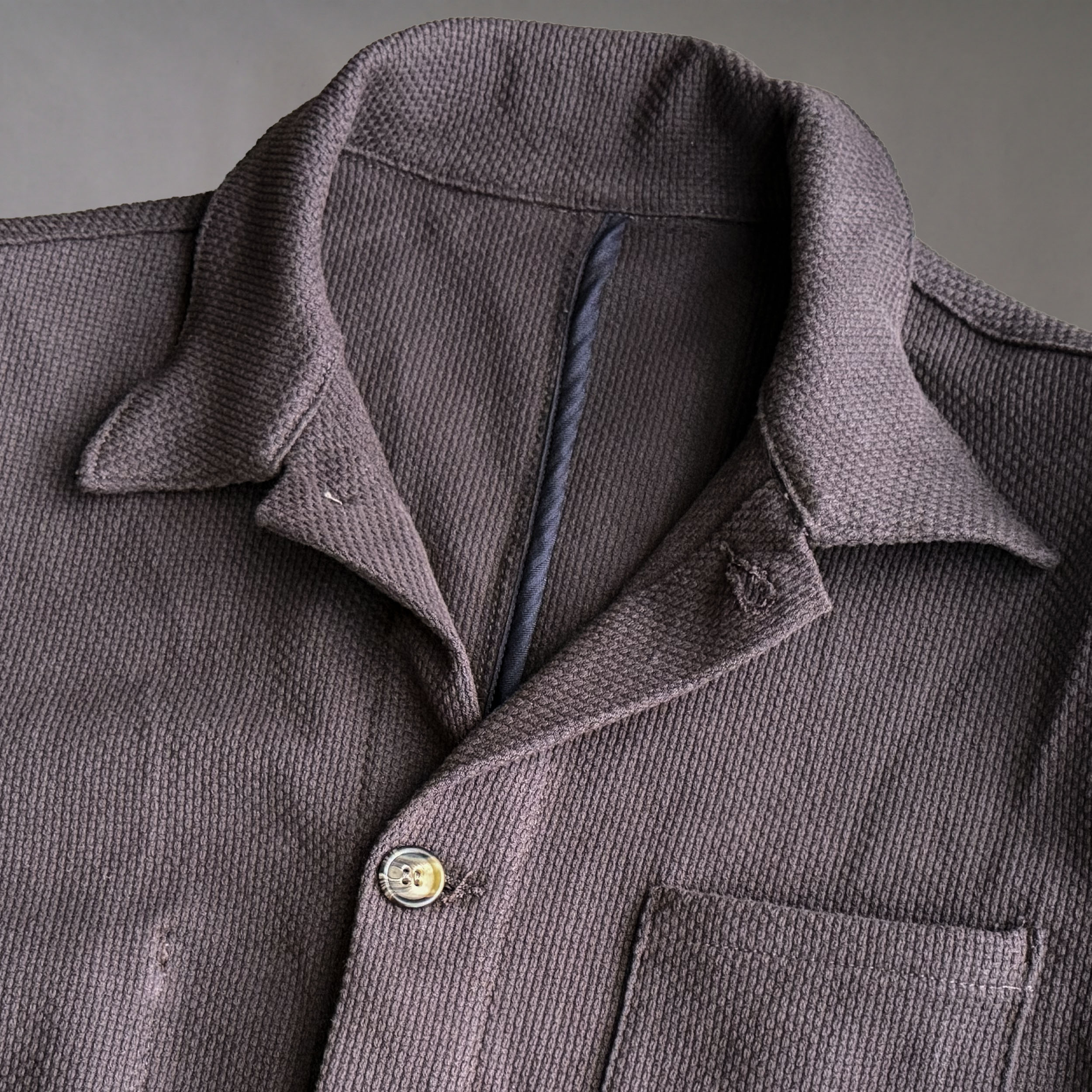 Sample Sale: Doyle in Mink Brown Sashiko Size 42 Long