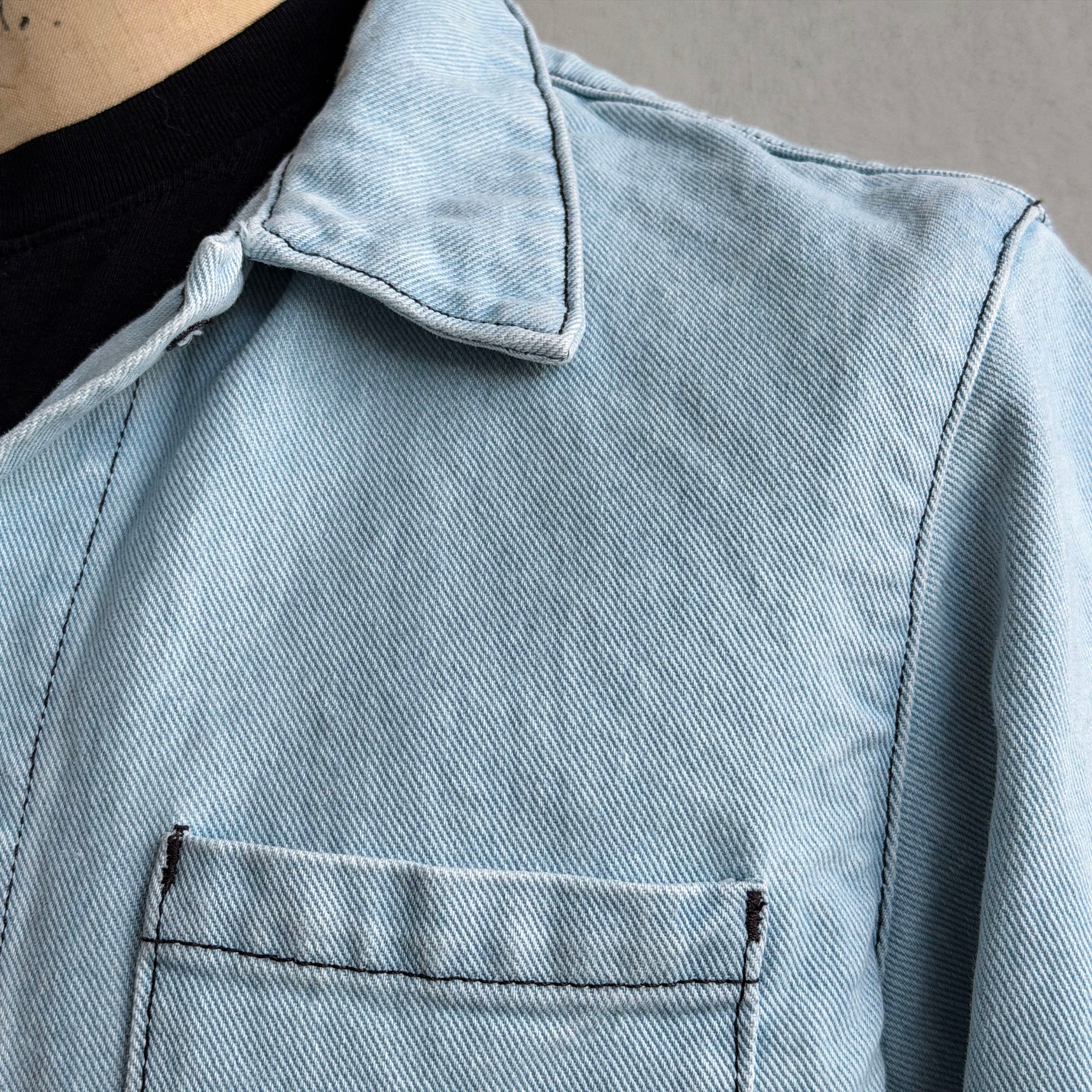 Doyle Jacket Bleached 14oz Cone Mills Denim