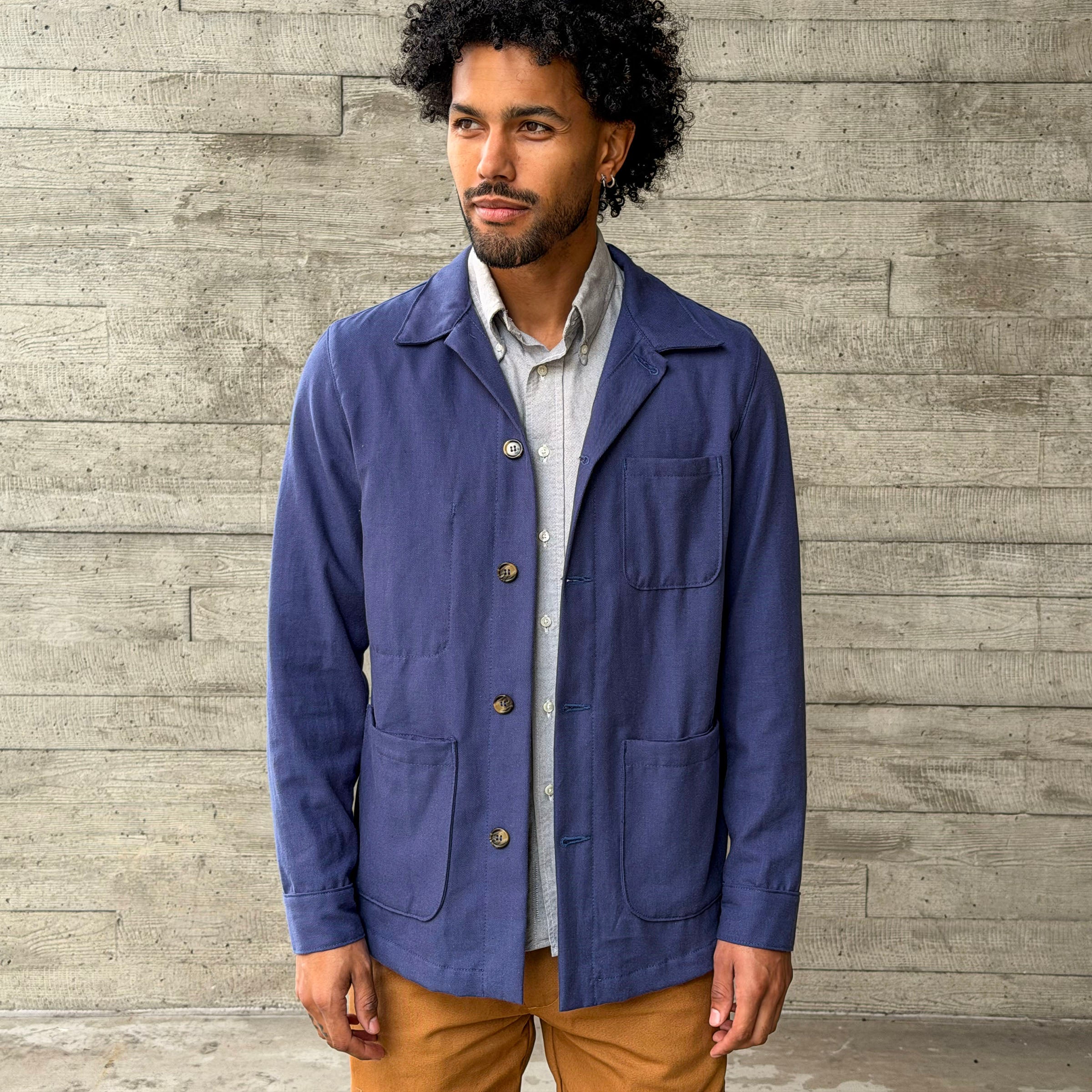 Doyle Jacket Bleu De Travail 9oz Twill
