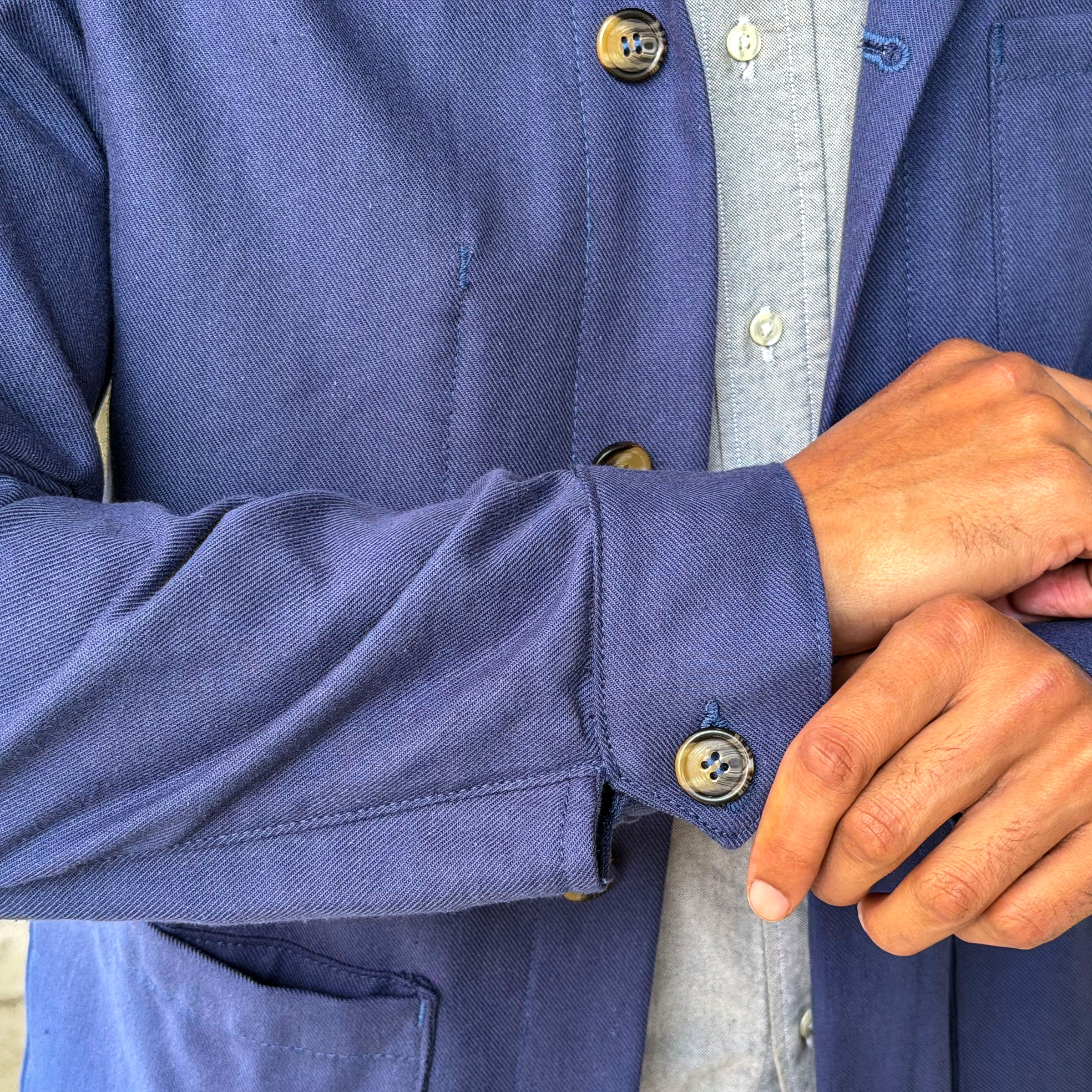 Doyle Jacket Bleu De Travail 9oz Twill