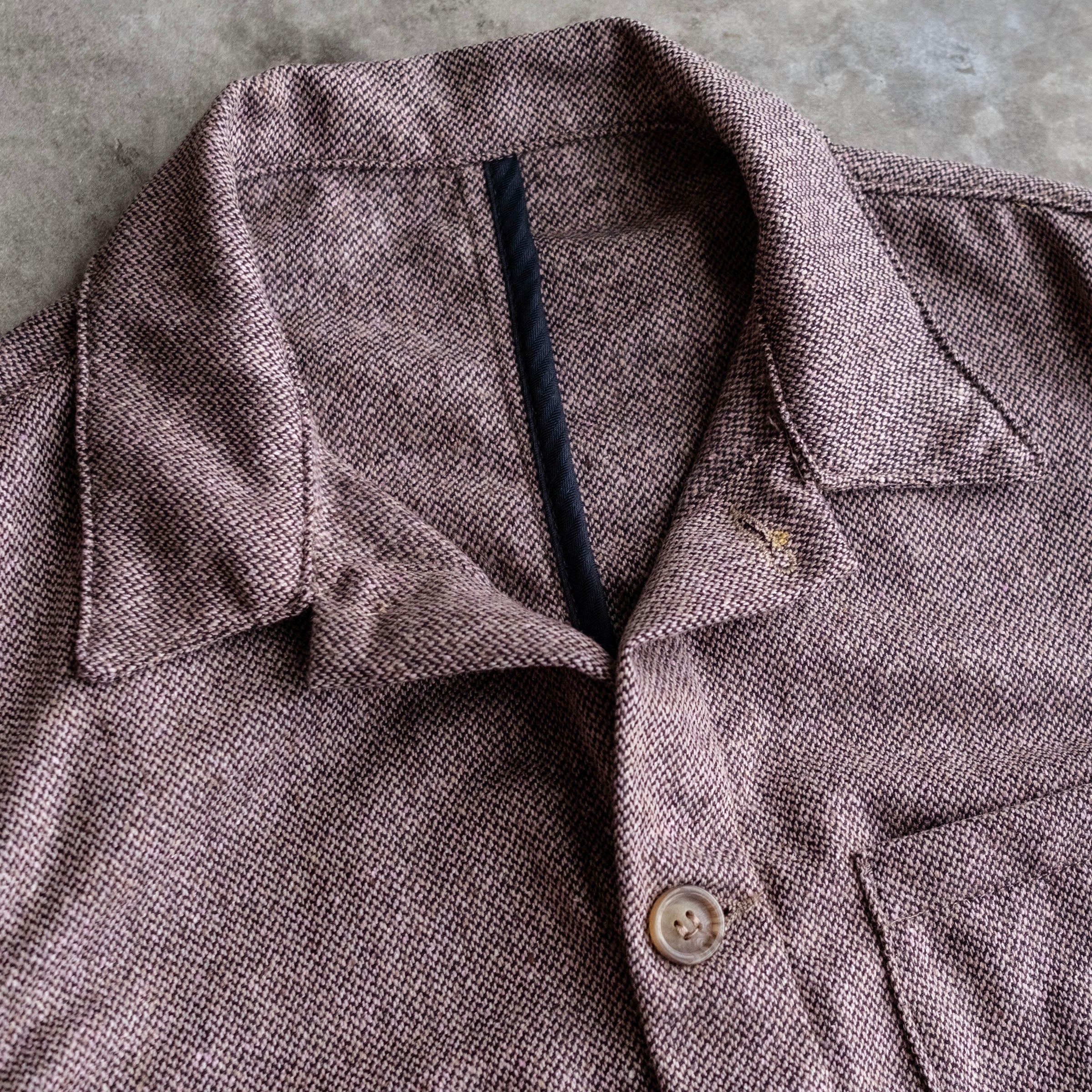 Doyle Jacket DiPray Dusty Pink Herringbone Tweed