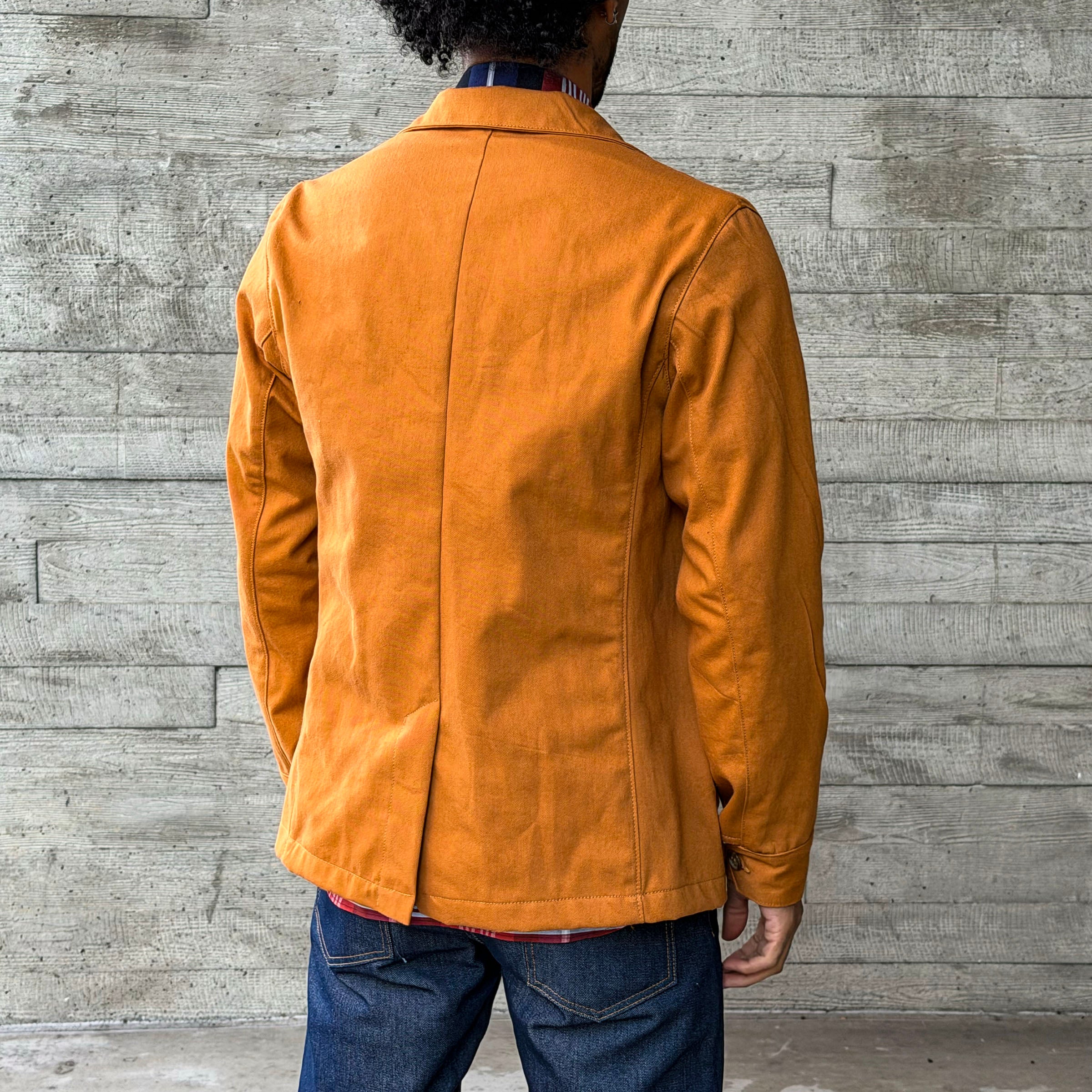 Doyle Jacket Terracotta Dyed 10oz Cotton Canvas