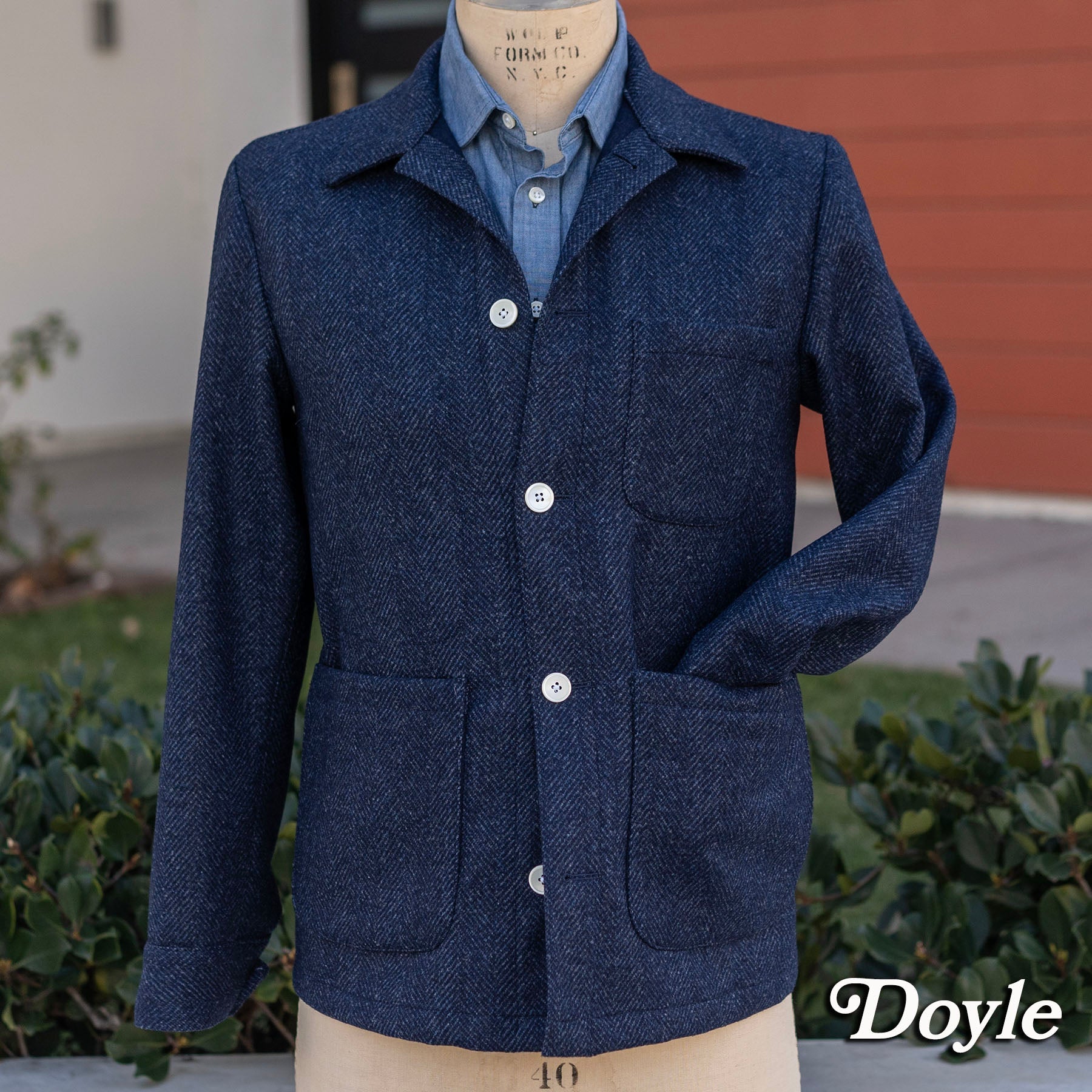 Custom Suits, Sportcoats, Doyles & Field Jackets Washable Donegal Tweed