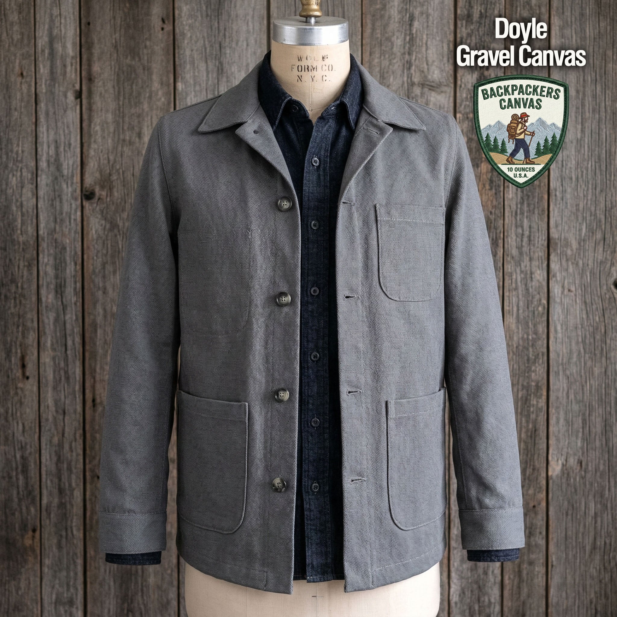 Doyle, Sinclair & Corso Backpacker Canvas Jackets (March Ship)