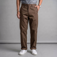 Fairfax Easy Fit Chinos Italian Walnut 9oz Twill - 32
