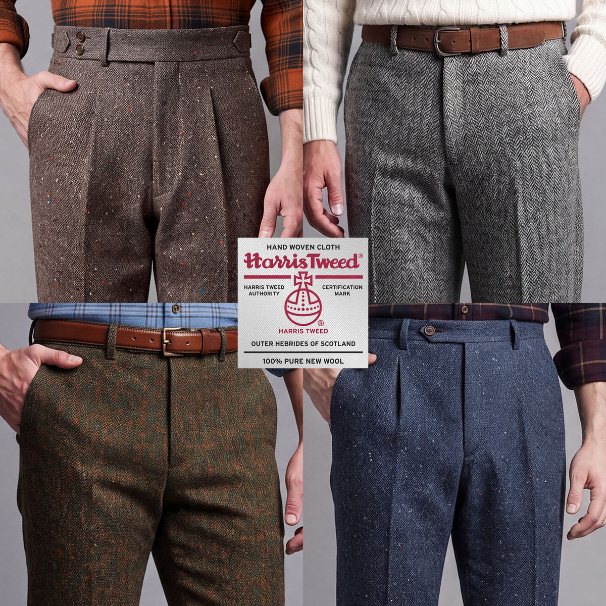 Custom Trousers in Harris Tweed & Donegal