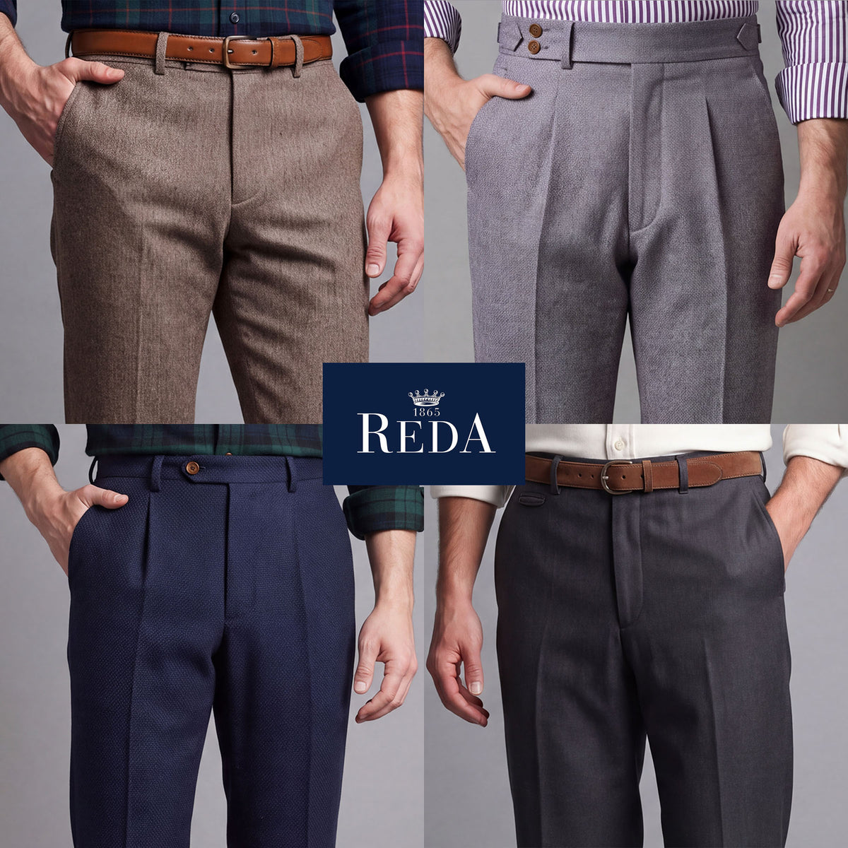 Custom Trousers in Flannel, Twill, & Hopsack