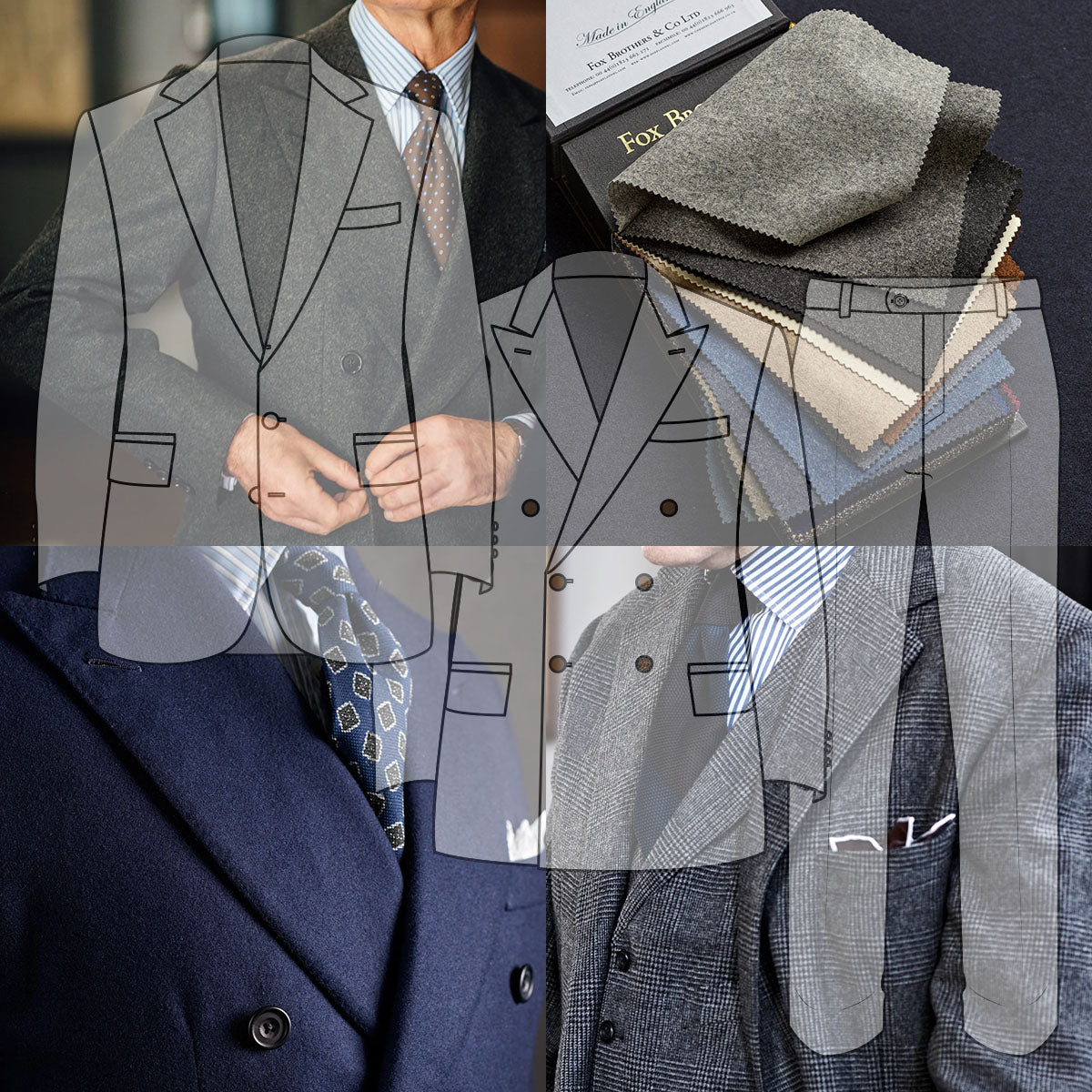 Custom Suits & Sportcoats Fox Brothers Classic Flannel