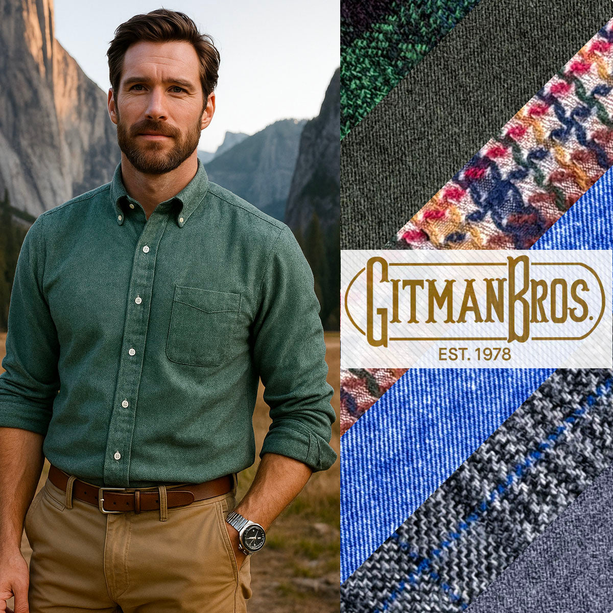 Gitman Bros Shirting Rare Oxfords & Flannels