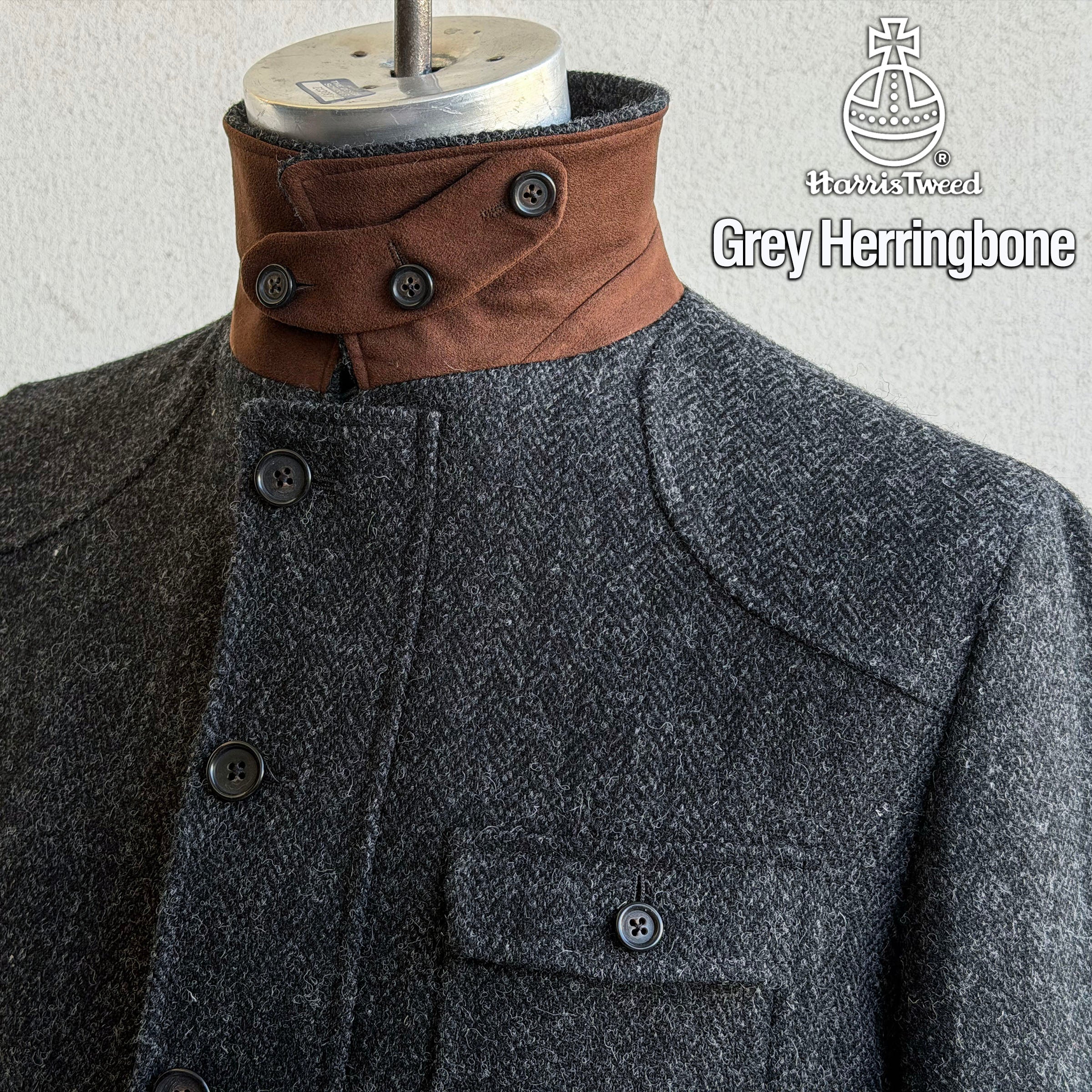 Custom Ranger & Moto Jackets in Harris Tweed & Flecked Herringbone