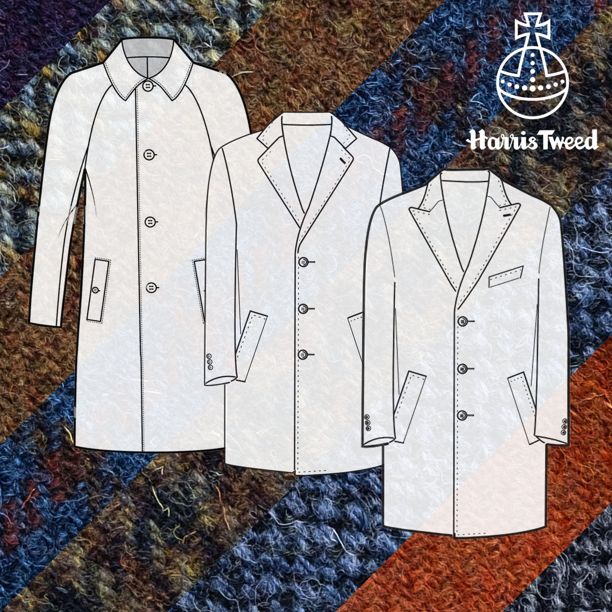 Overcoat Layout Custom Overcoats Harris Tweed