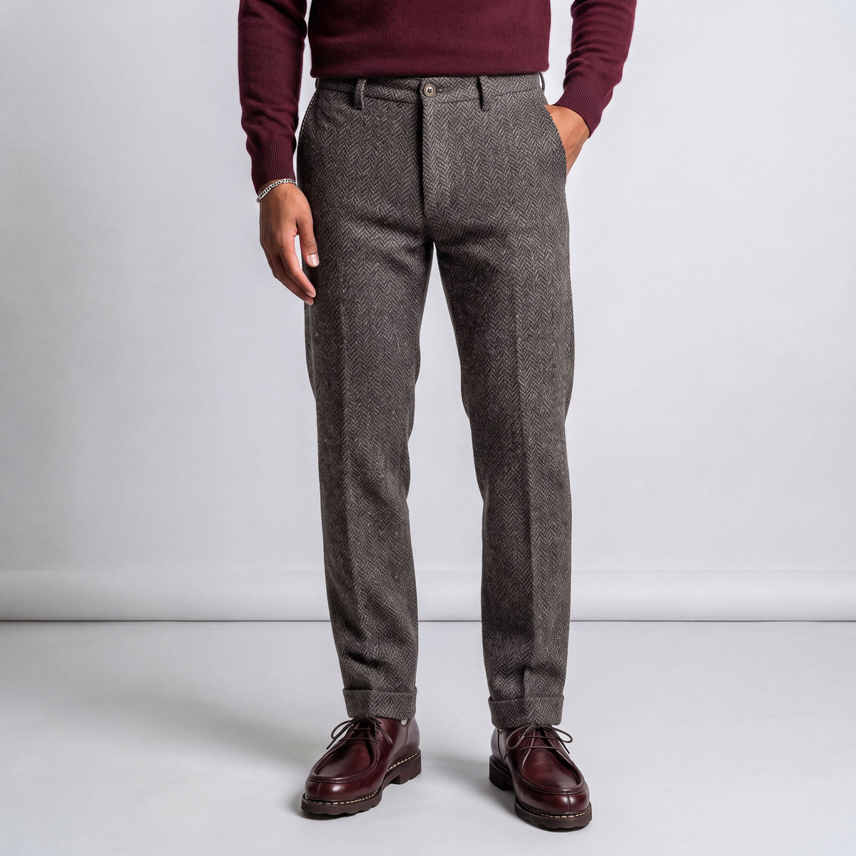 Rivet Chinos in Fall Cavalry Twill & Canvas