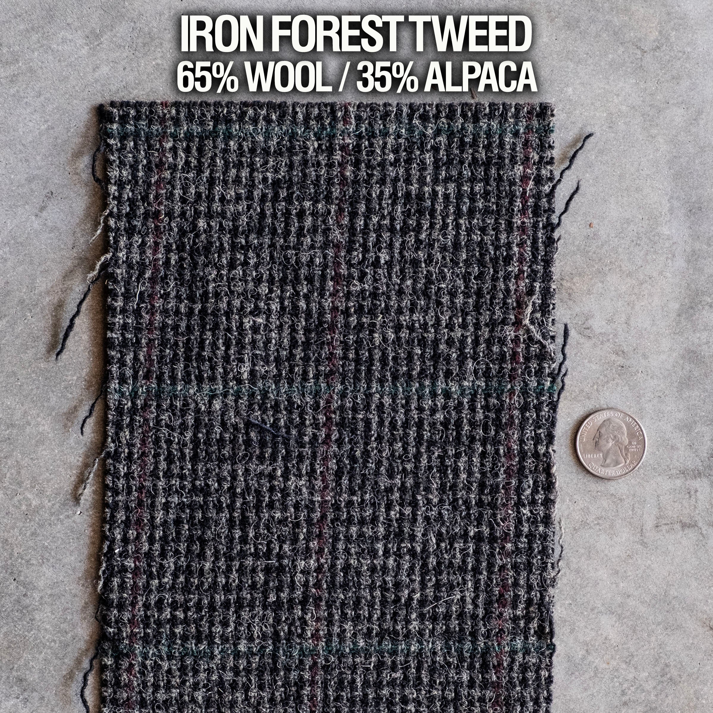 Custom Teba Hunting Jacket in Gallowglas & Iron Forest Tweed