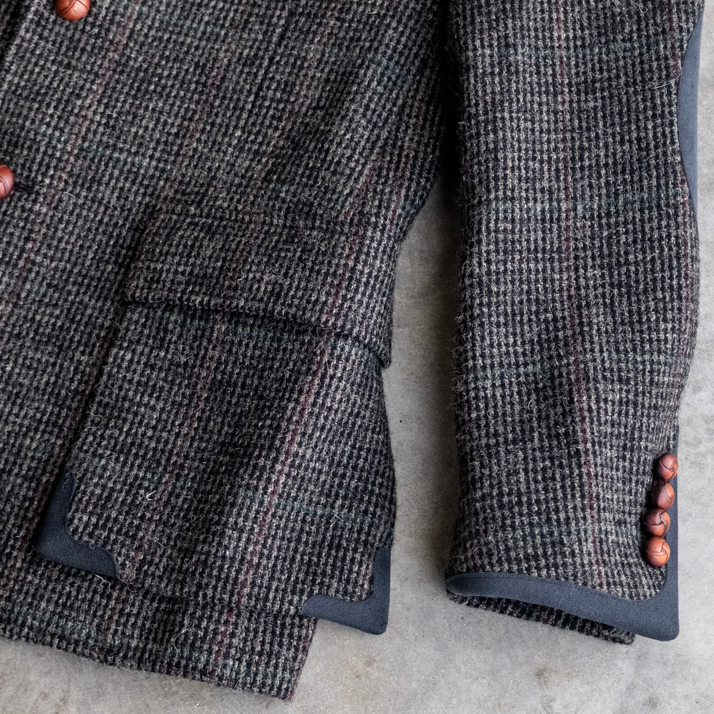 Sample Sale: Jaeger Jacket in Iron Forest Tweed Sz 40