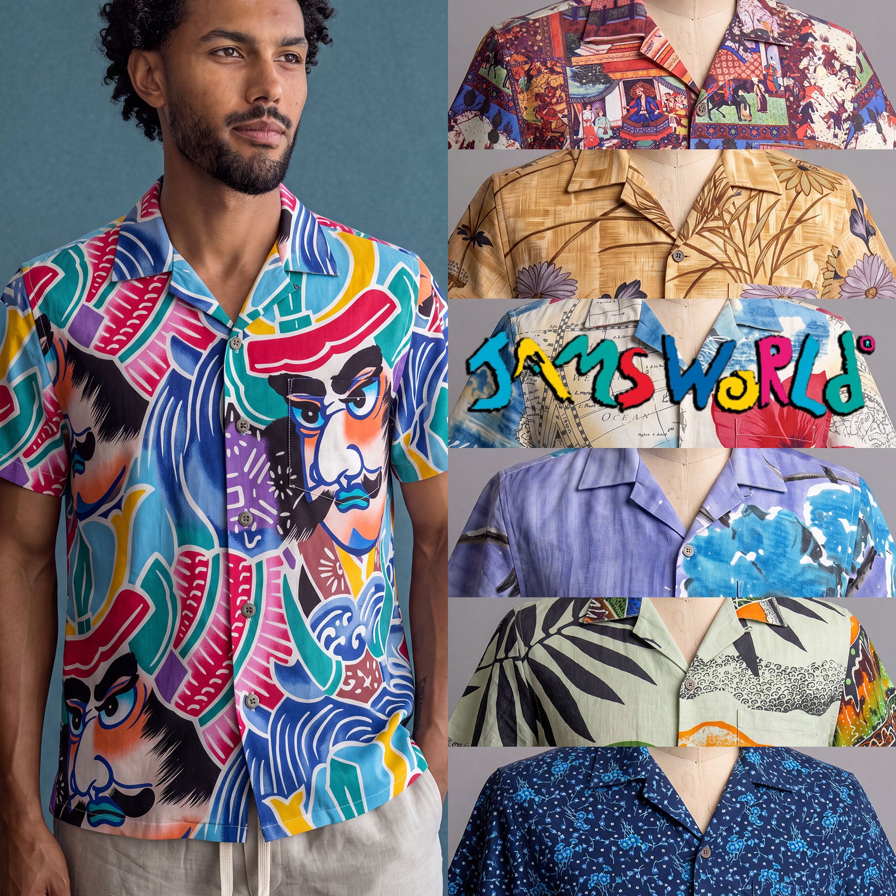 Riviera Camp Collar Jams World Shirt Project