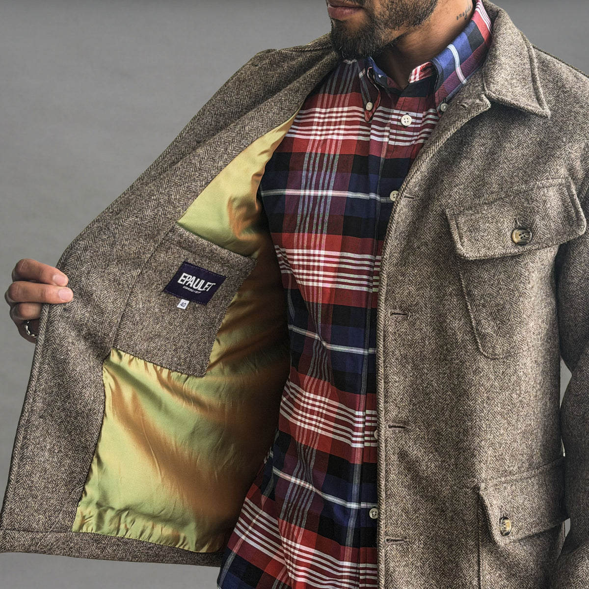 Jungle Jacket in English & Italian Wool Tweed Project