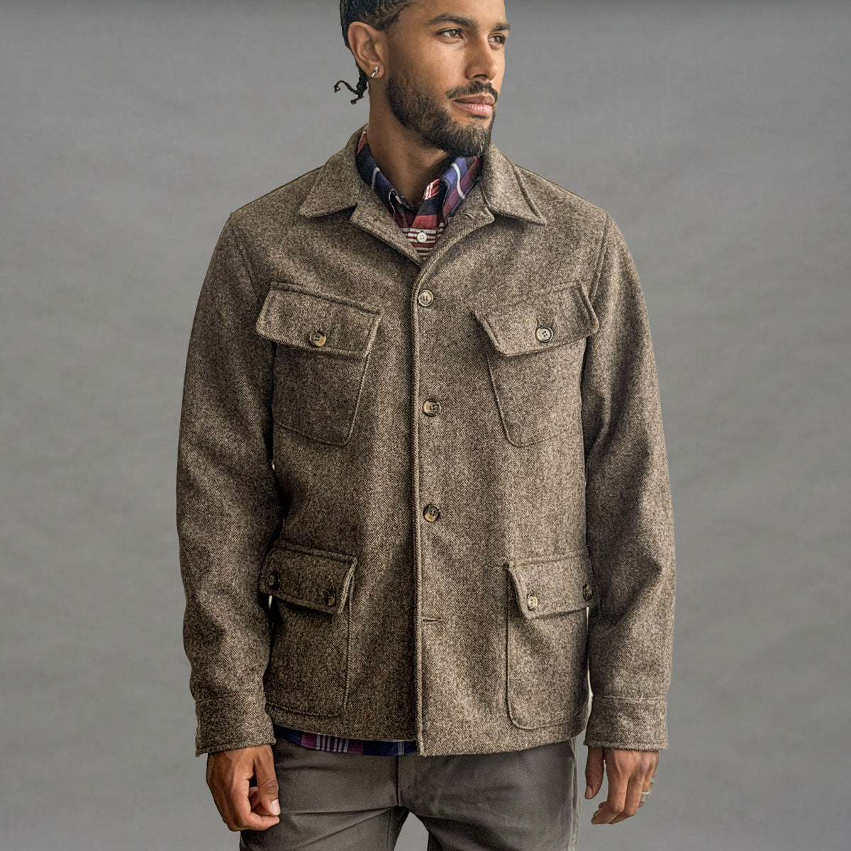 Jungle Jacket in English & Italian Wool Tweed Project
