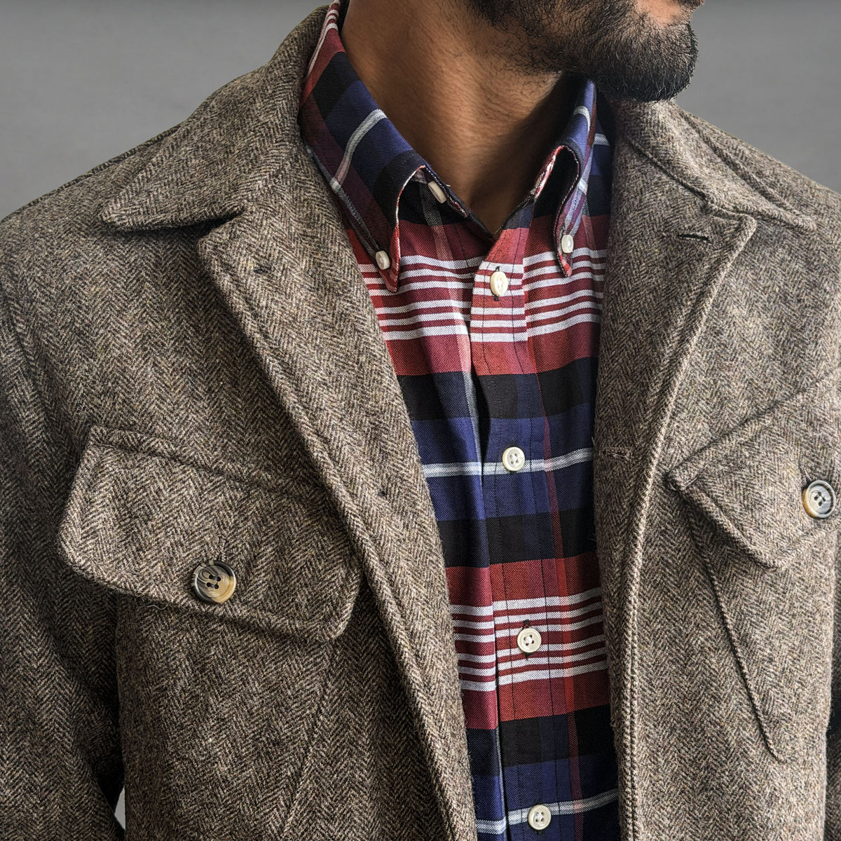 Jungle Jacket in English & Italian Wool Tweed Project