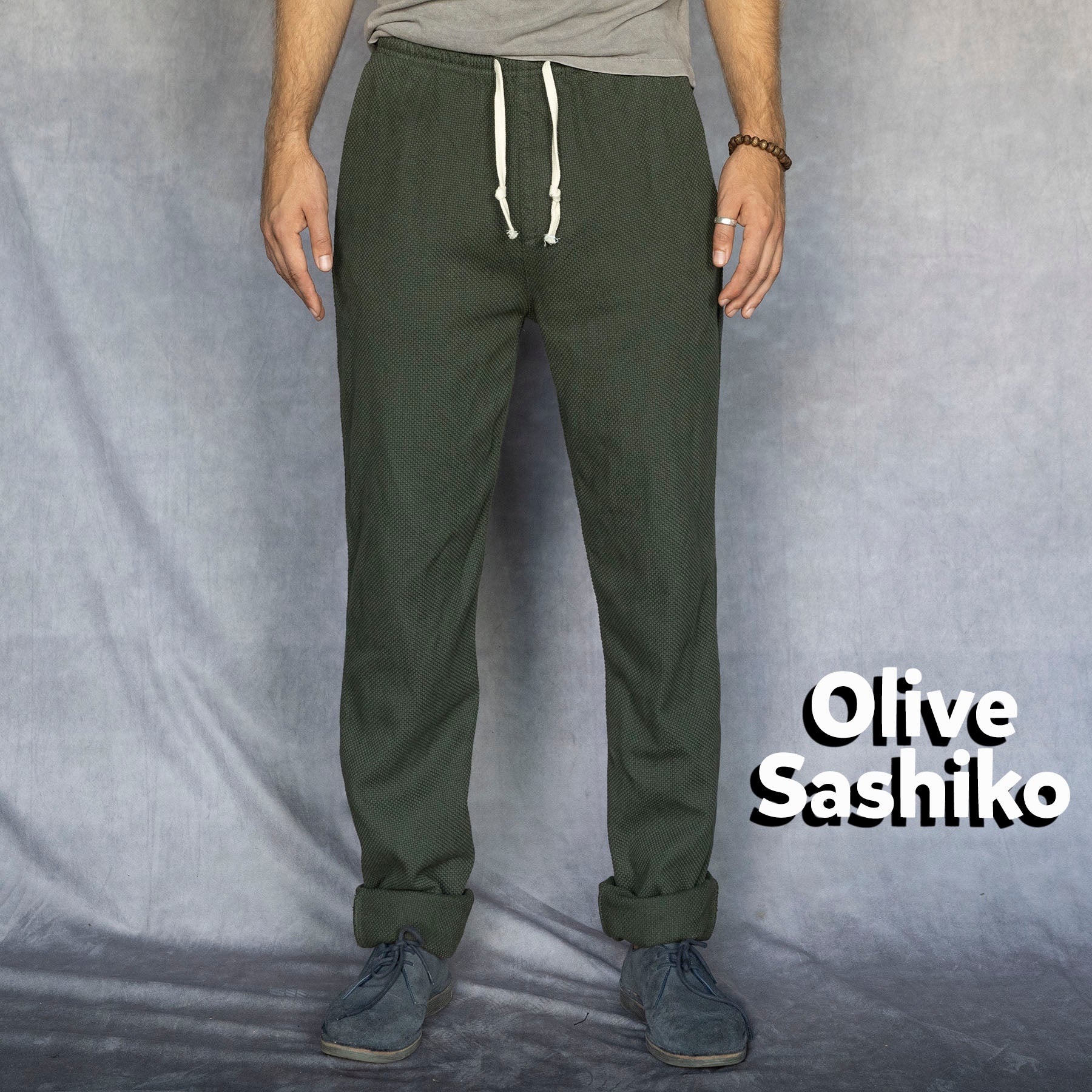 Laidback Pant Sashiko: Marbled Acid Wash & Four Crucial Basics
