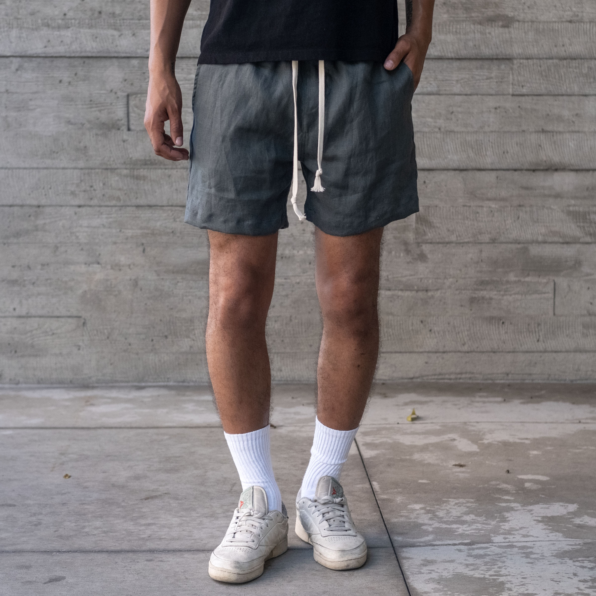 Laidback Short Moss Albini Linen