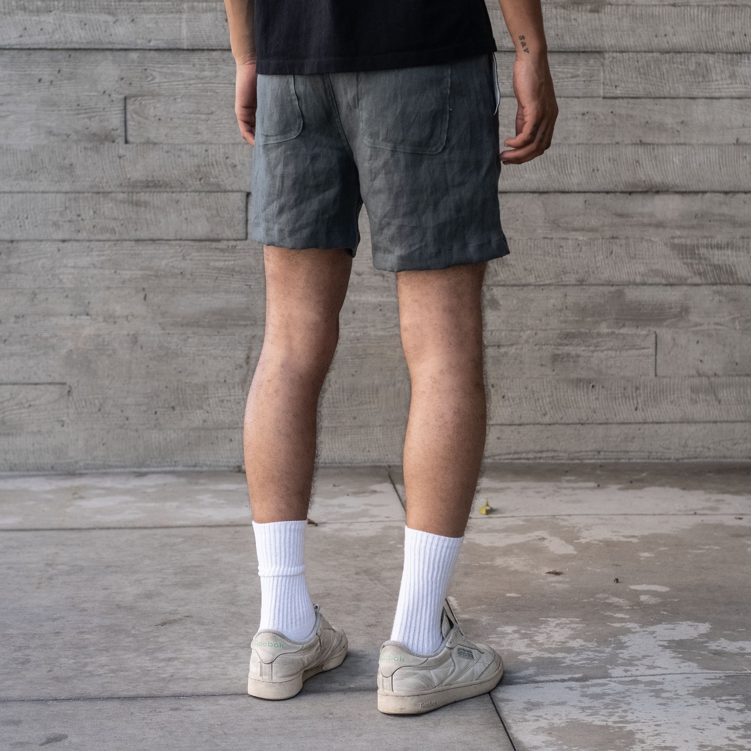 Laidback Short Moss Albini Linen