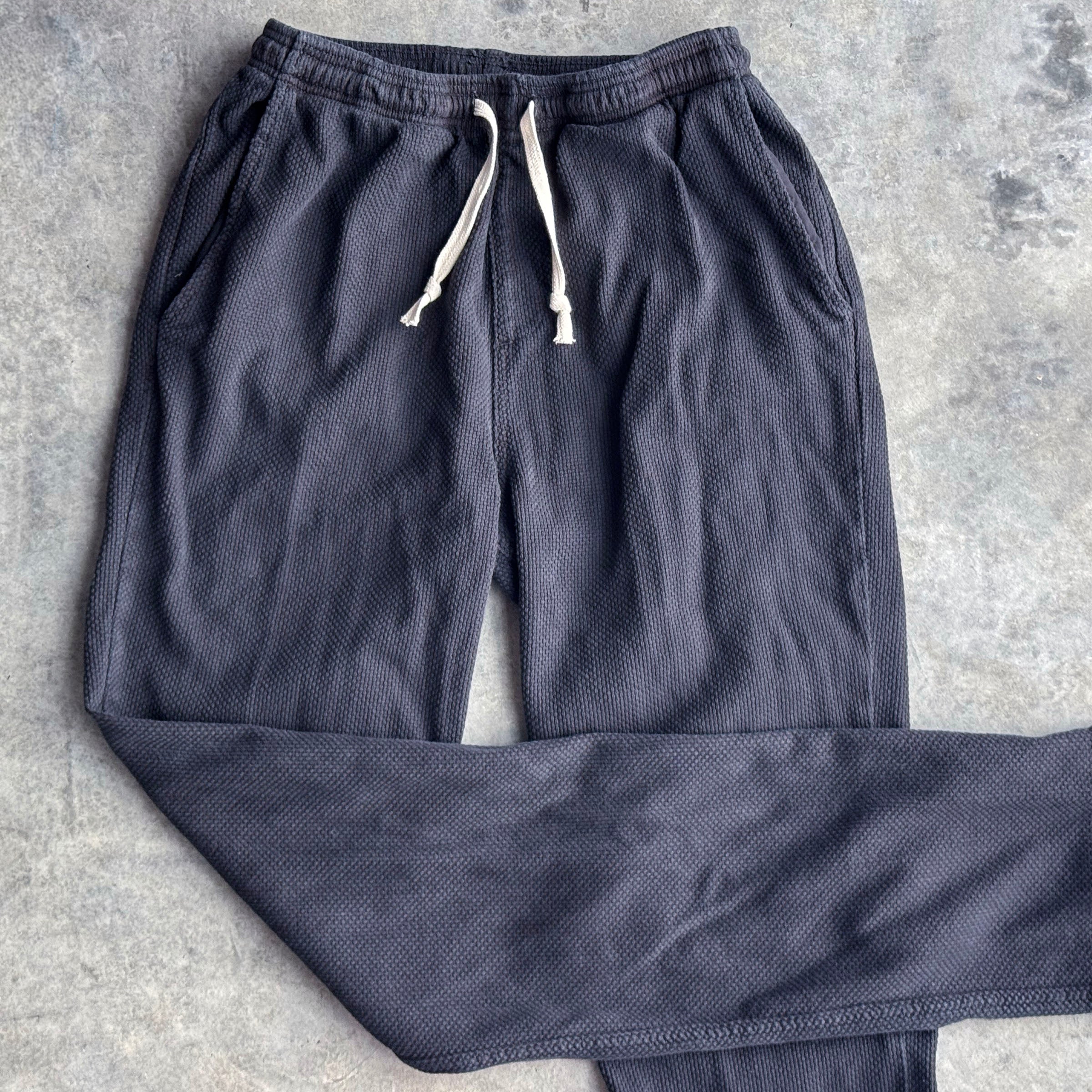 Laidback Pant Sashiko Gunmetal