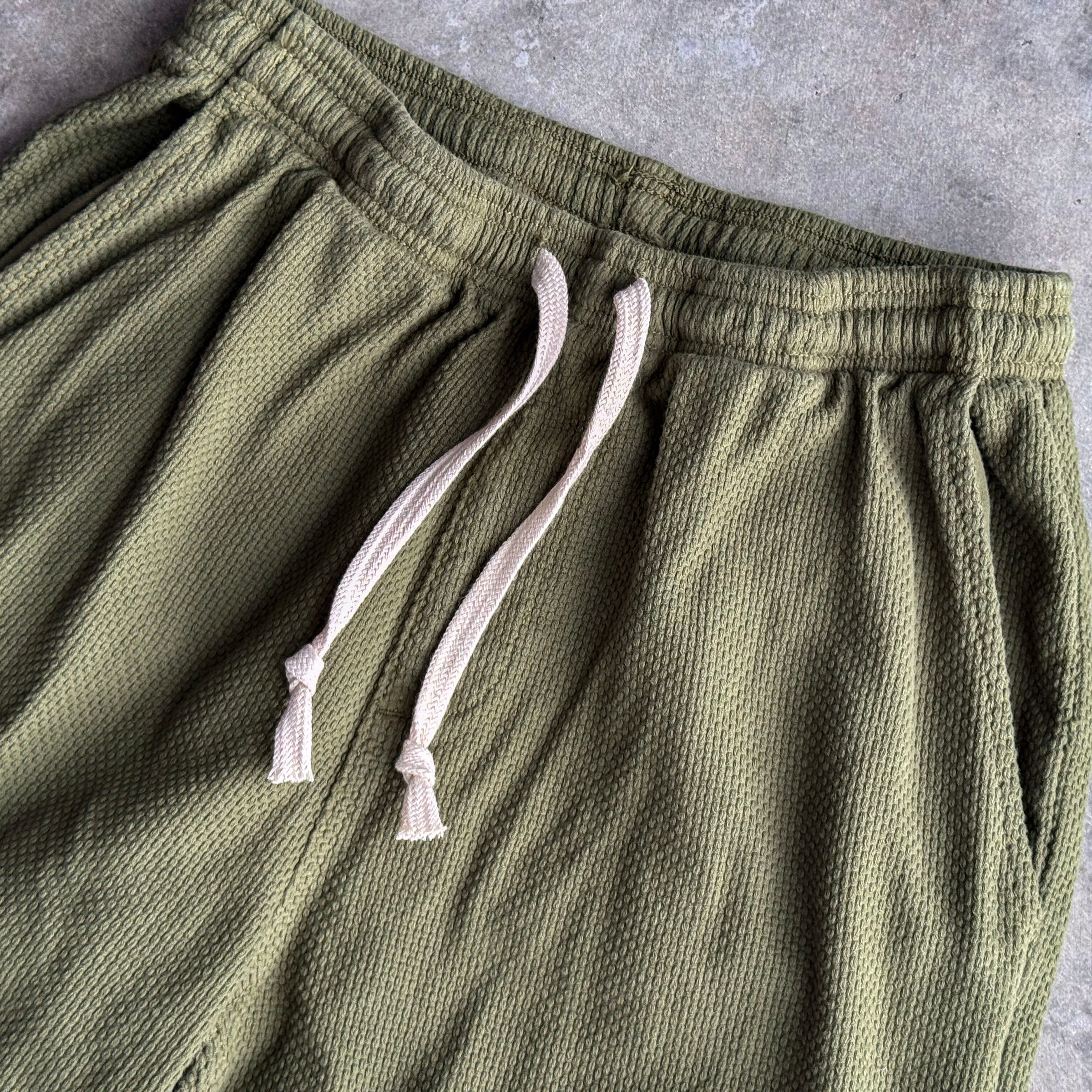 Laidback Pant Sashiko Olive