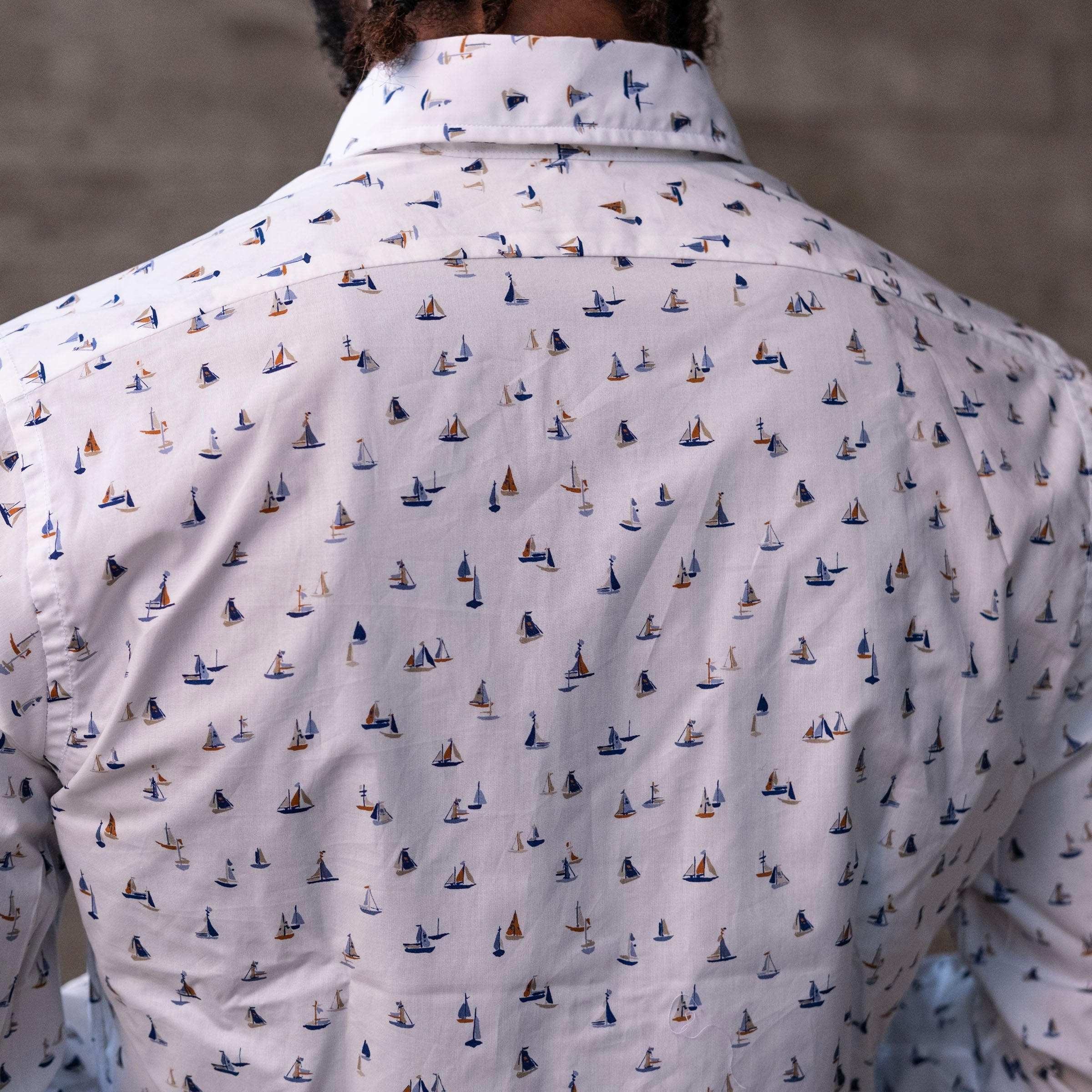 Sample Sale: Libery of London Shirt "Coastal Cruise" Size Medium