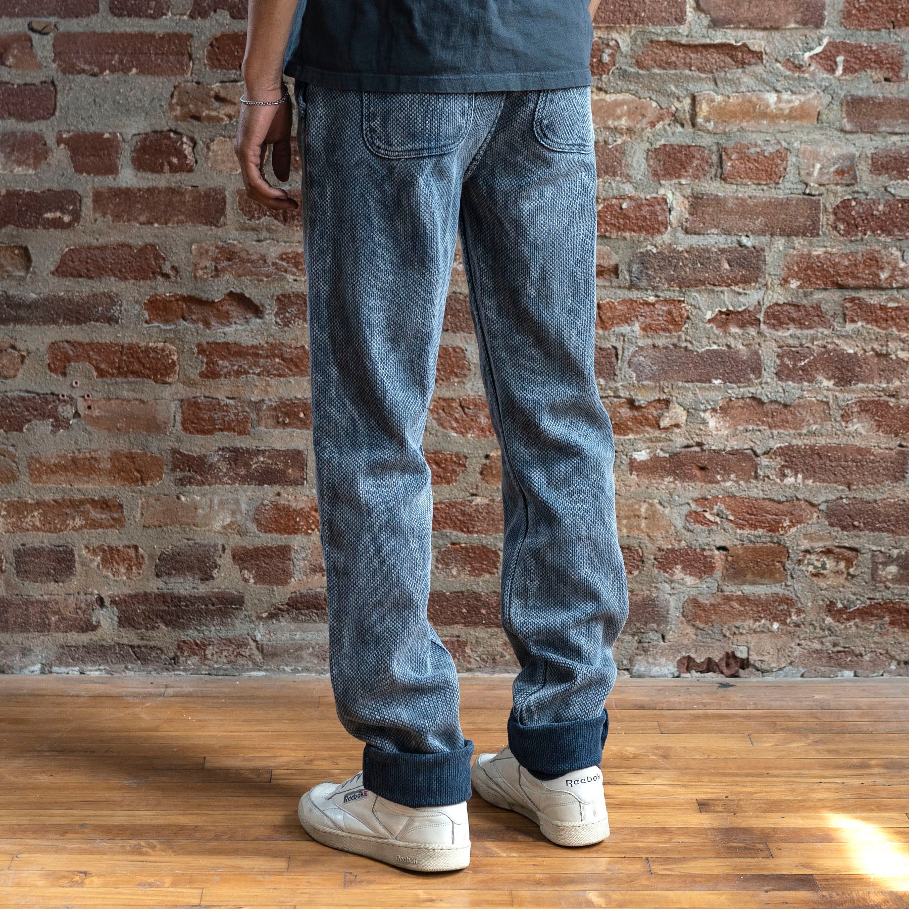 Laidback Pant Sashiko: Marbled Acid Wash & Four Crucial Basics