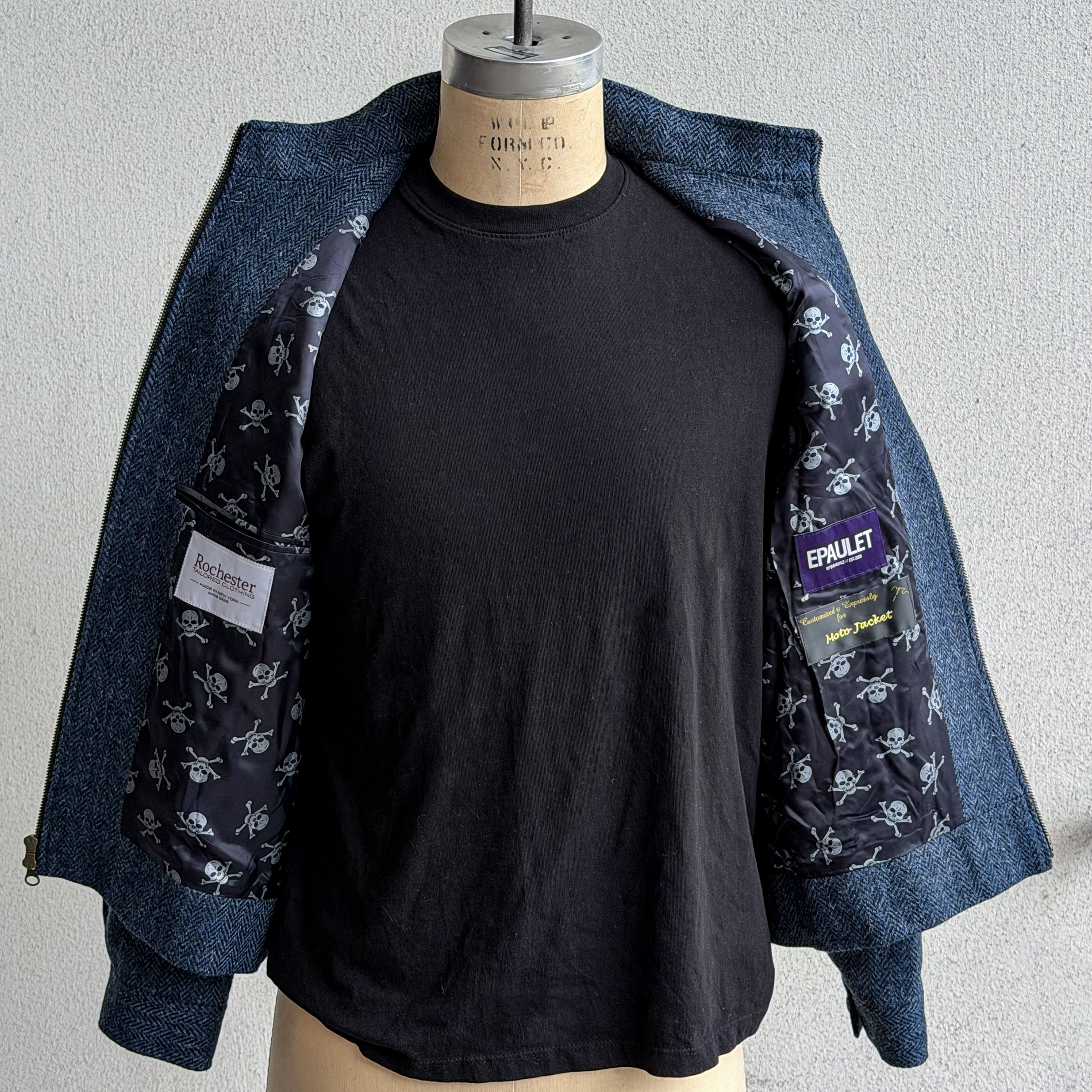 Custom Ranger & Moto Jackets in Harris Tweed & Flecked Herringbone