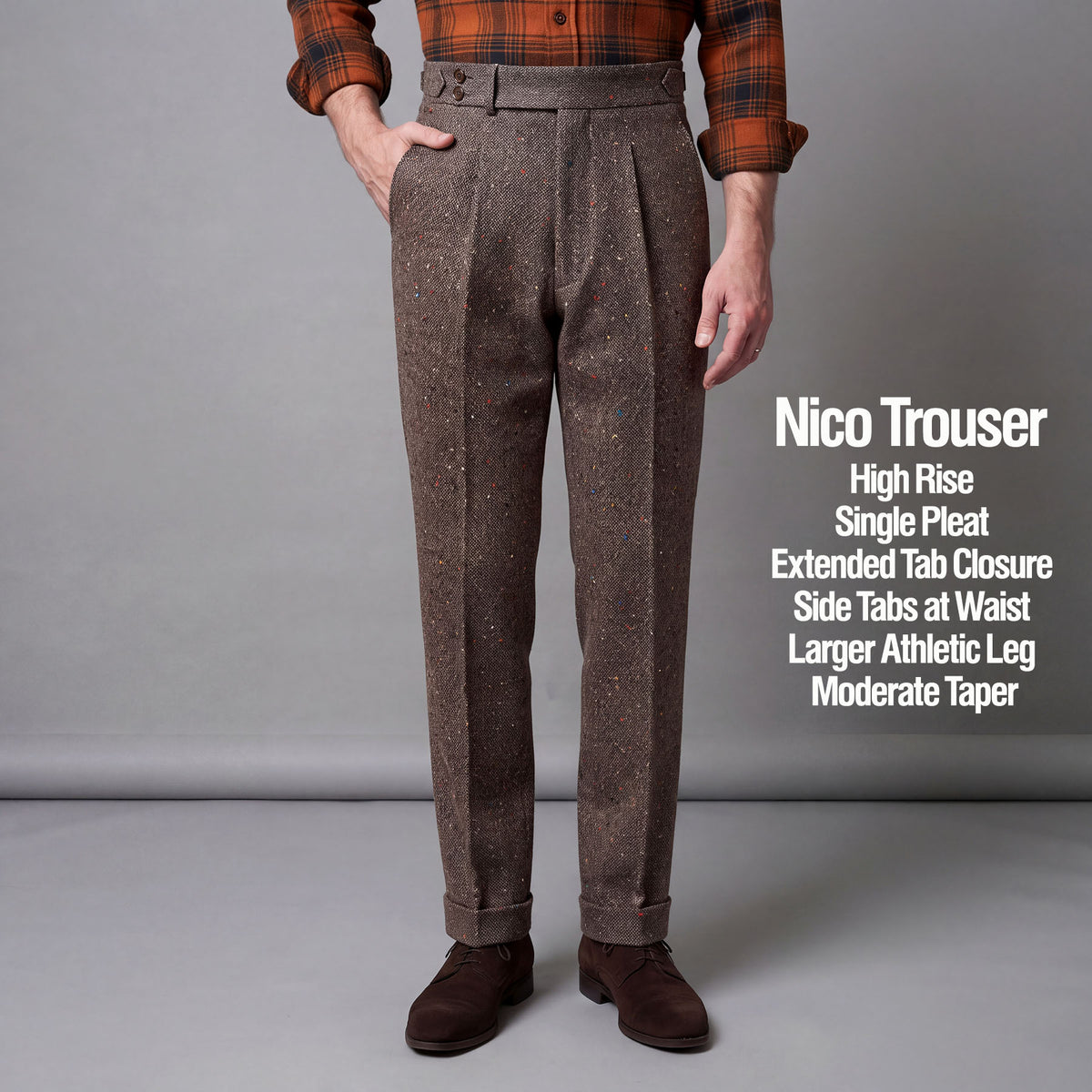 Custom Trousers in Harris Tweed & Donegal