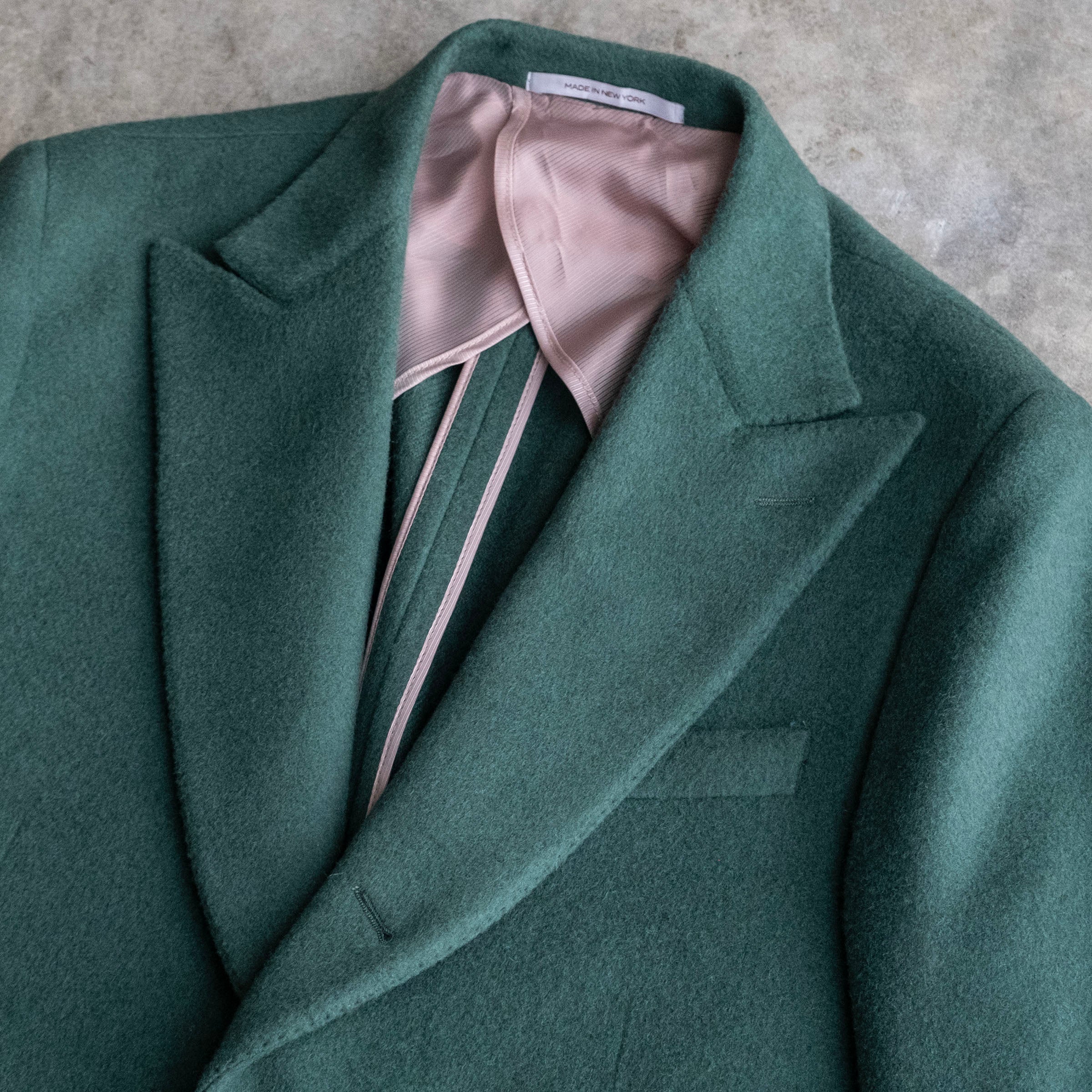 Custom Suits & Sportcoats Racing Green Pure Camel Hair