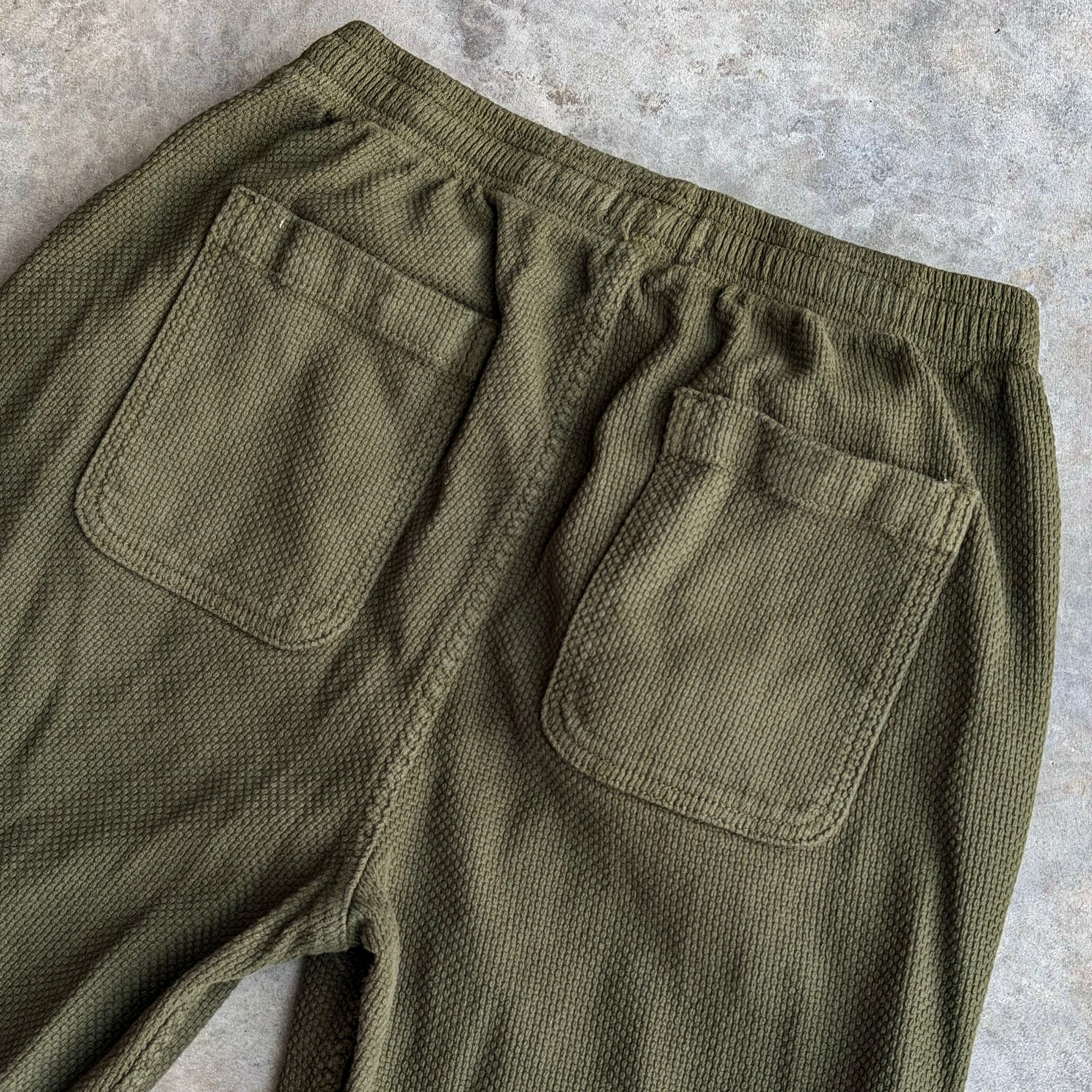 Laidback Pant Sashiko Steel Moss