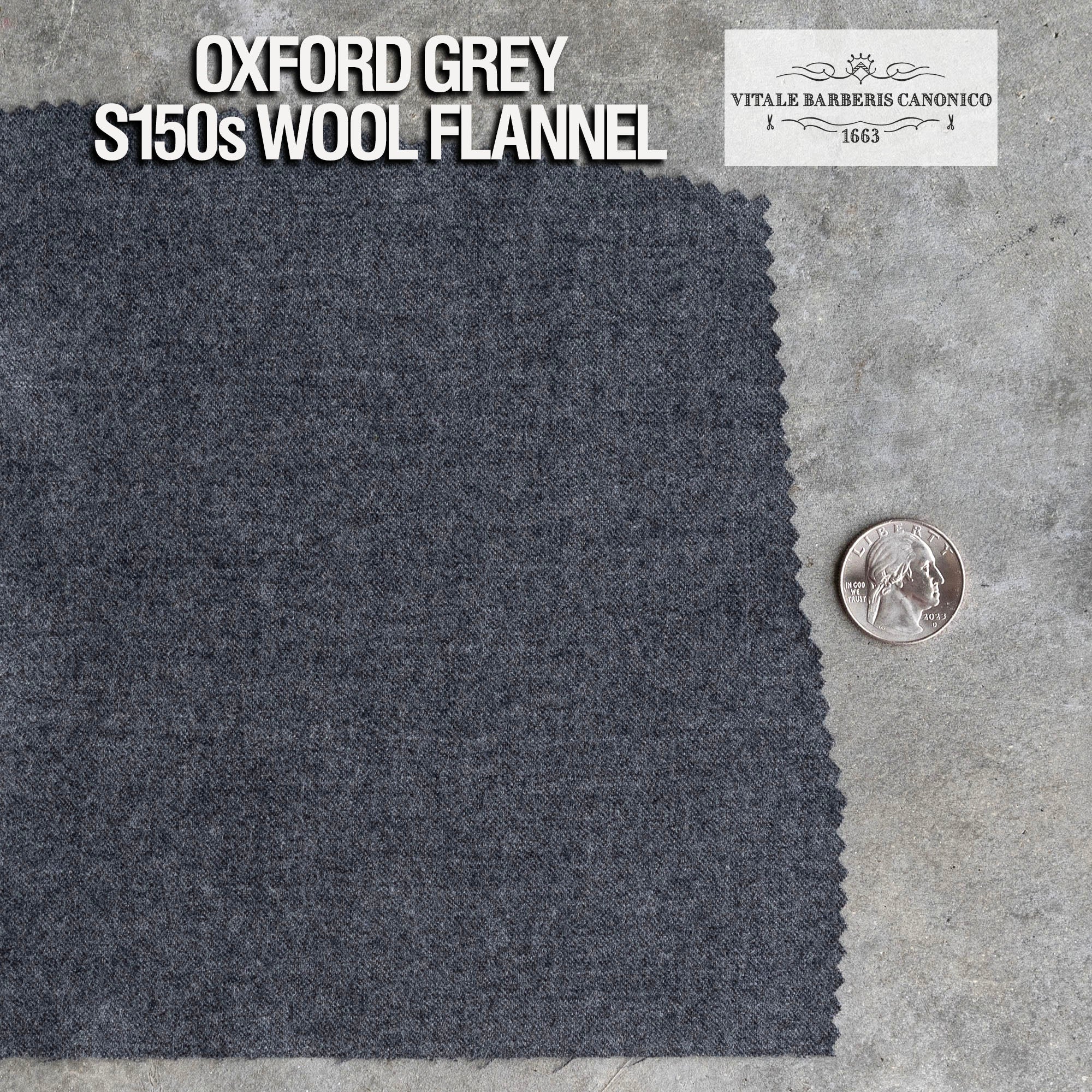 BO 3-Piece Suit: Oxford Grey Flannel