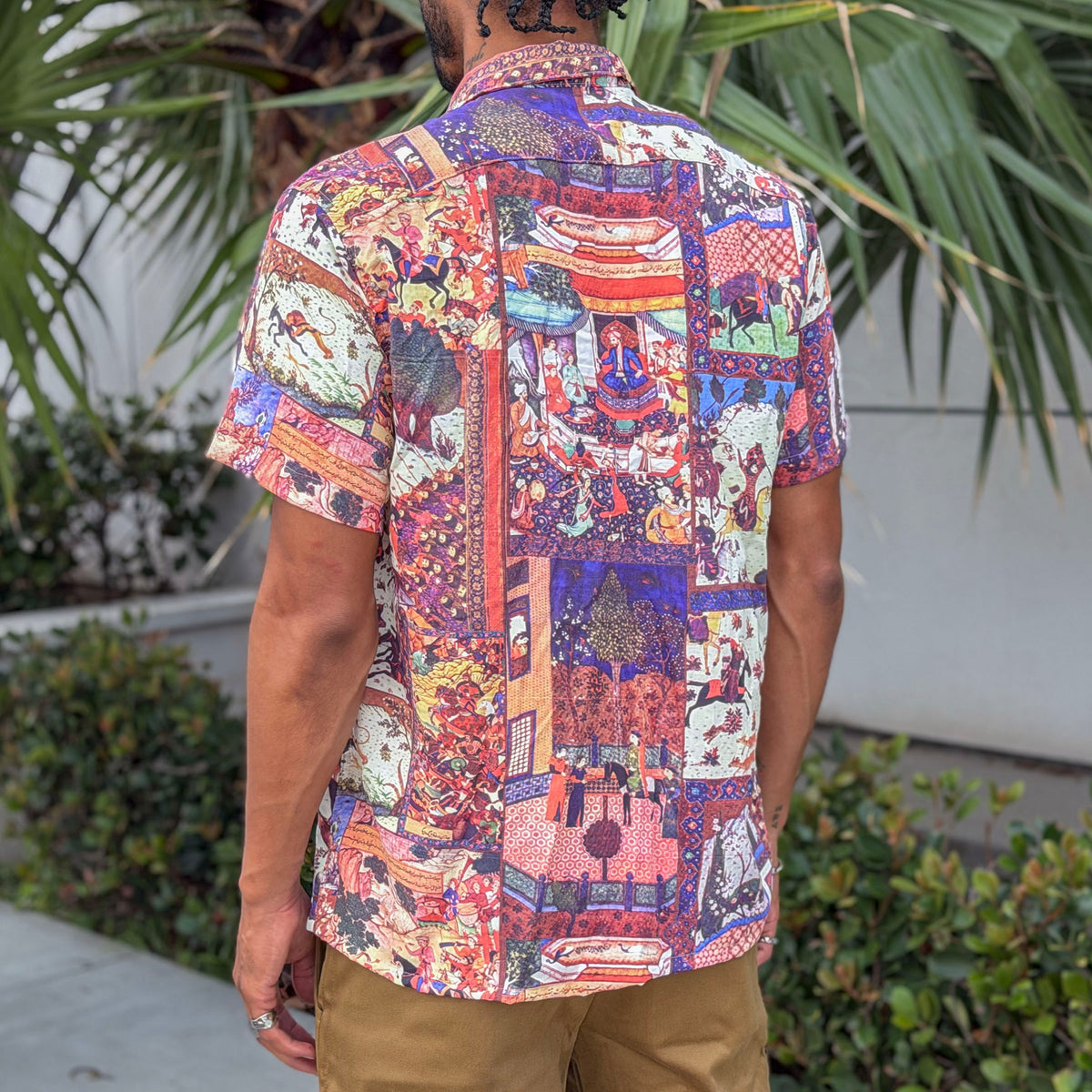 Riviera Persian Book of Kings Short Sleeve Shirt
