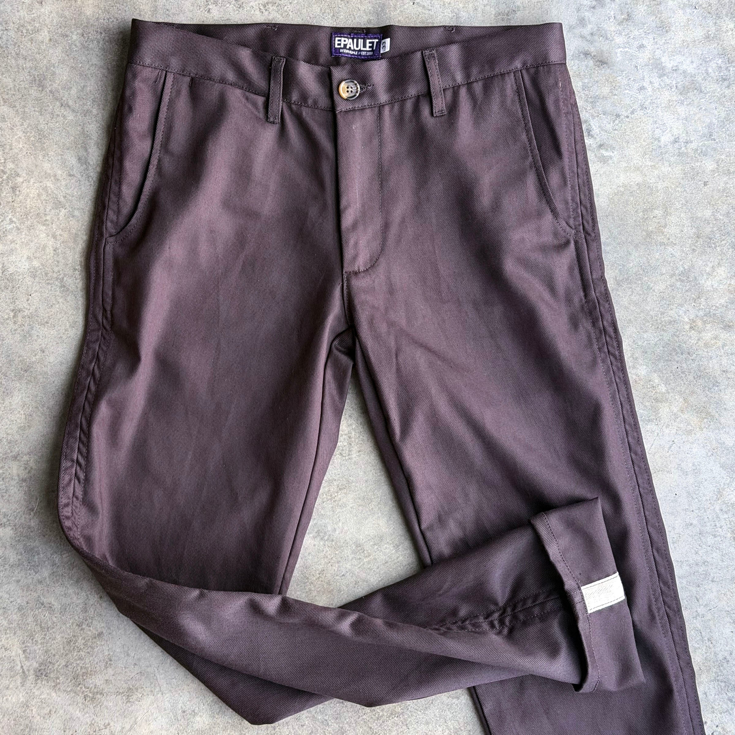 Rivet Chino Java 8oz Dragoni Cotton Twill