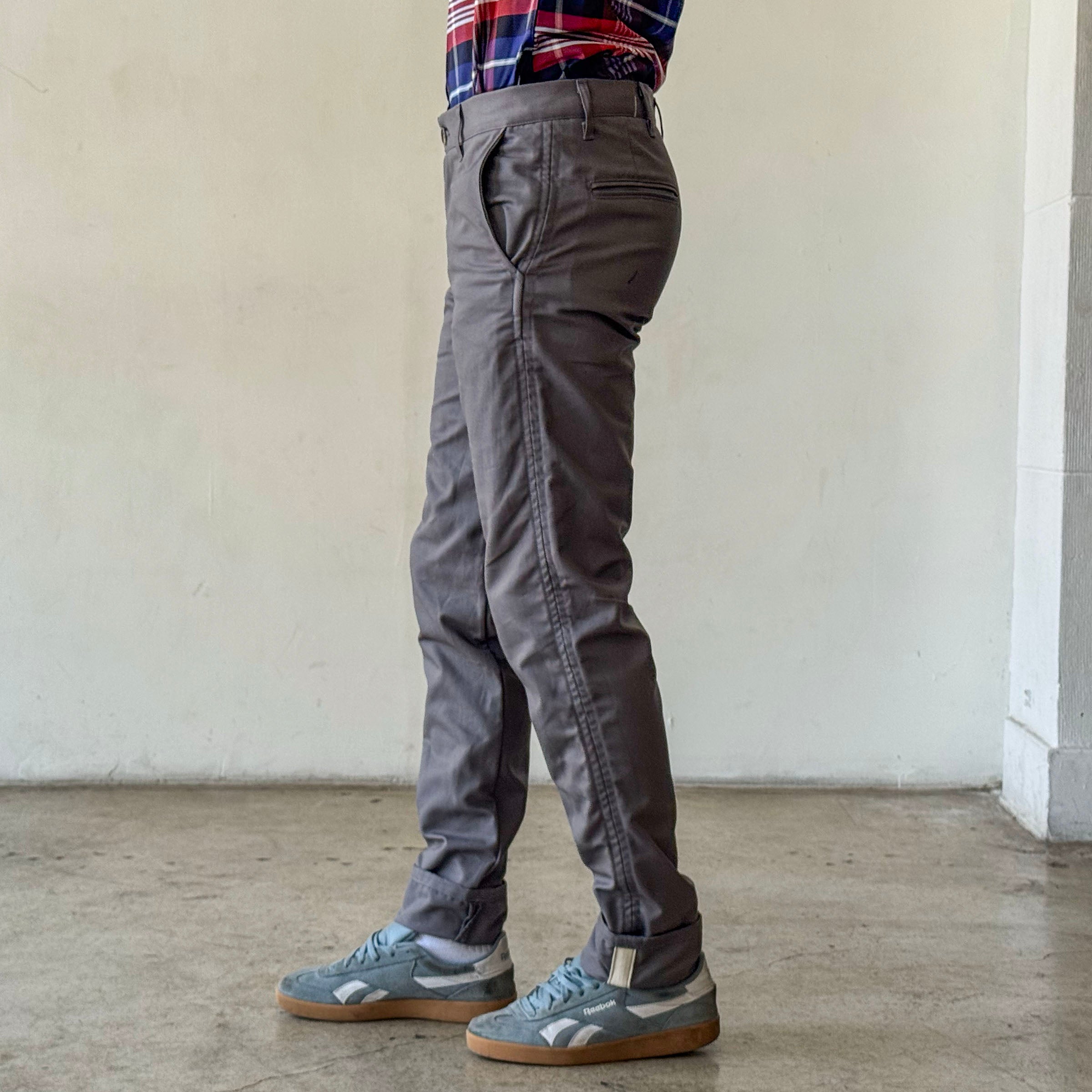 Rivet Chino Quiet Storm 8oz Grey Canvas