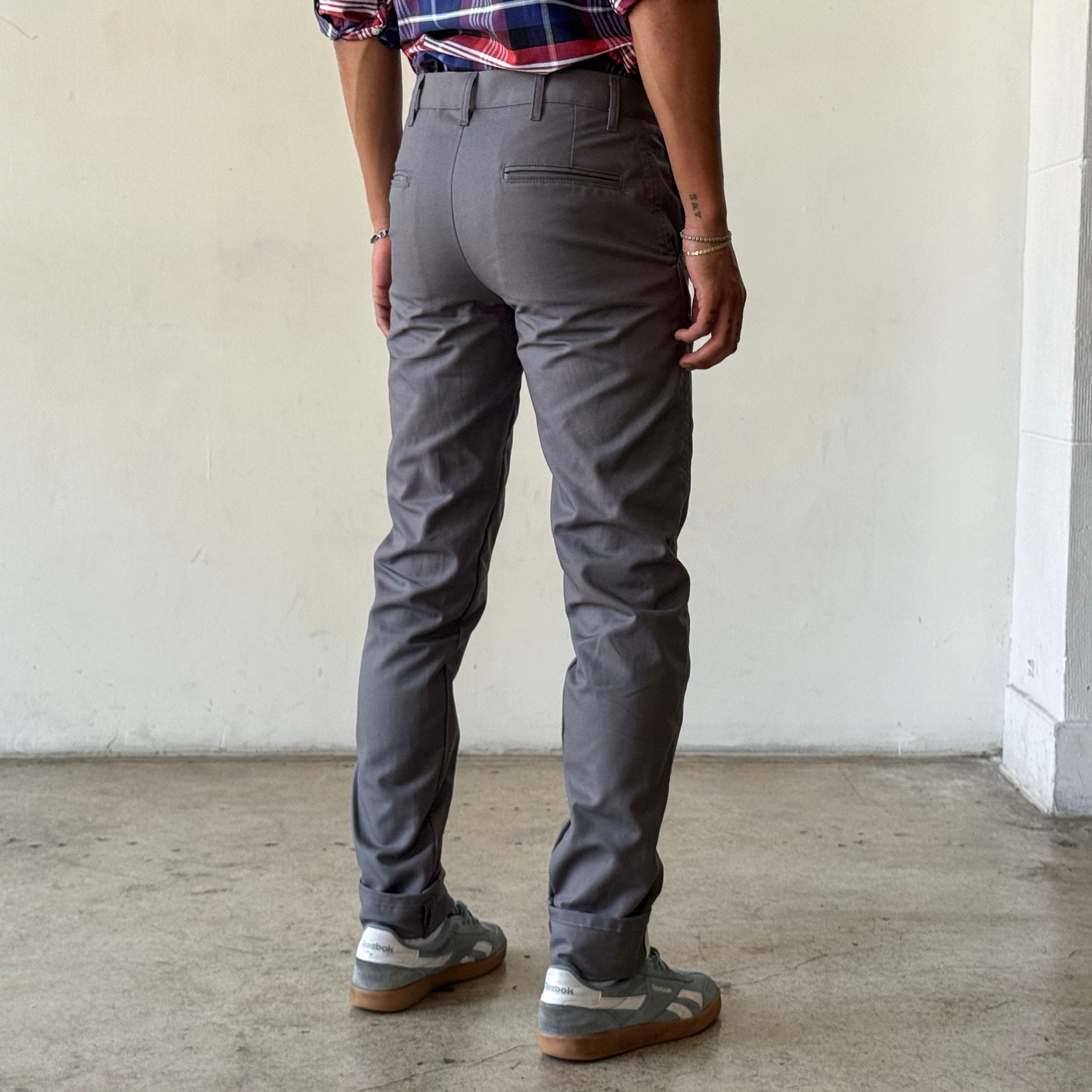 Rivet Chino Quiet Storm 8oz Grey Canvas