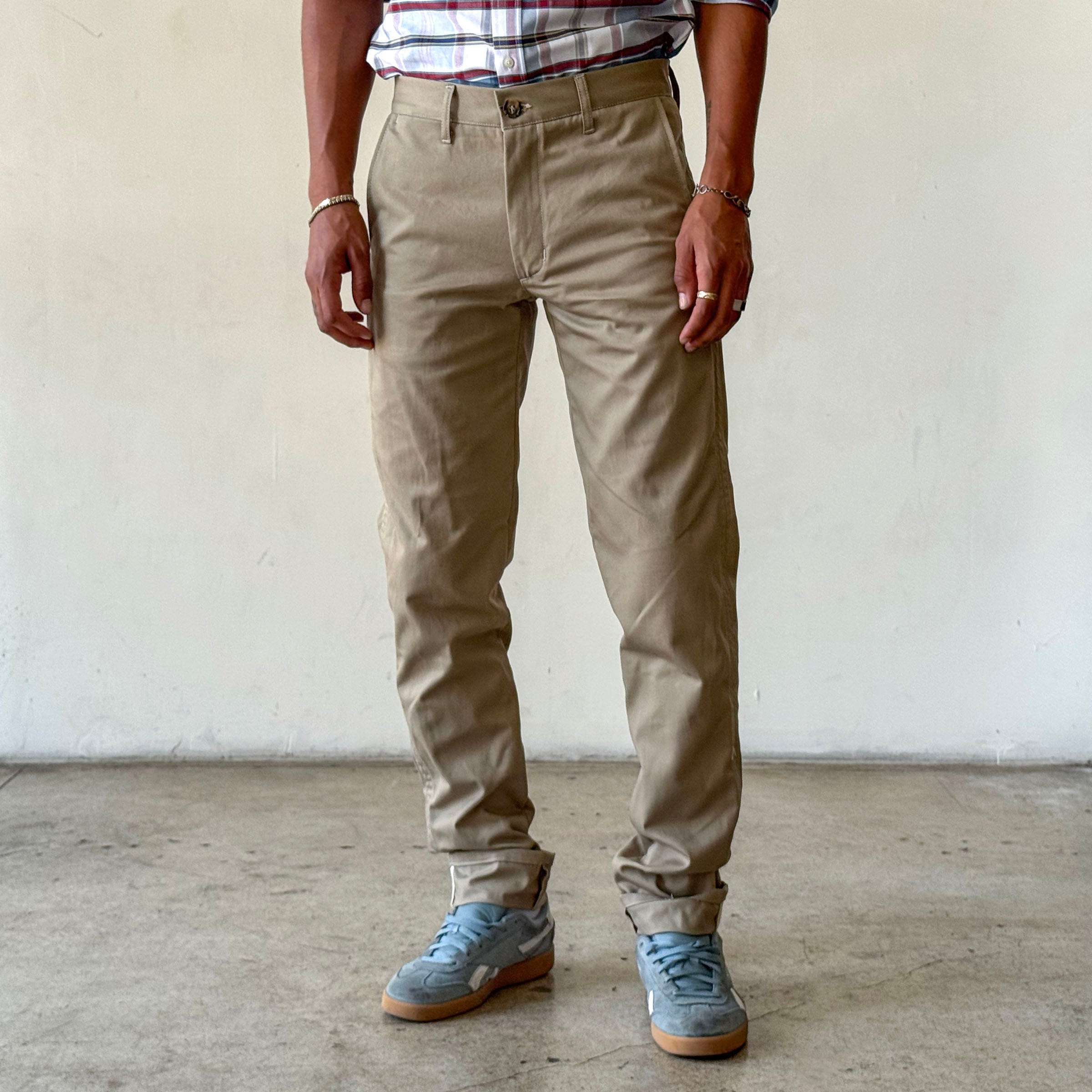 Rivet Chino Pale Khaki 9oz Cramerton