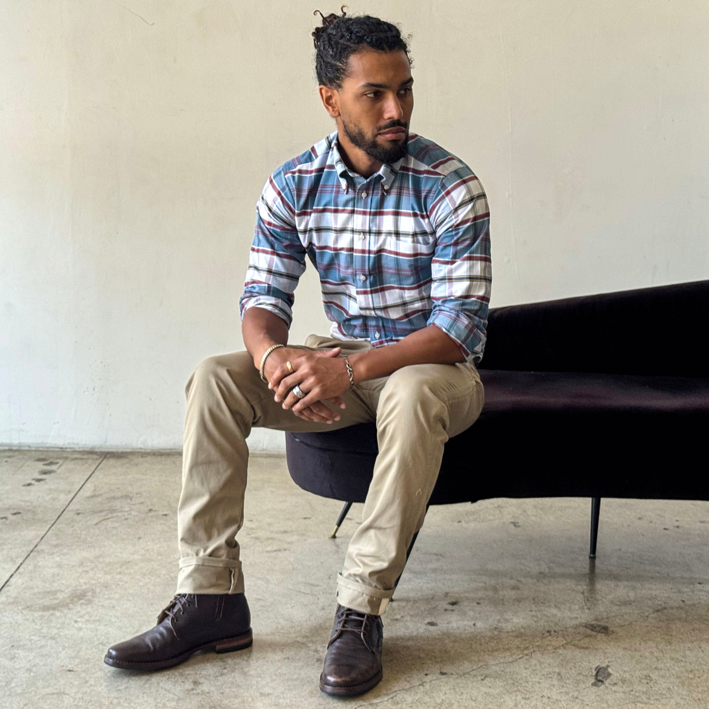 Rivet Chino Pale Khaki 9oz Cramerton