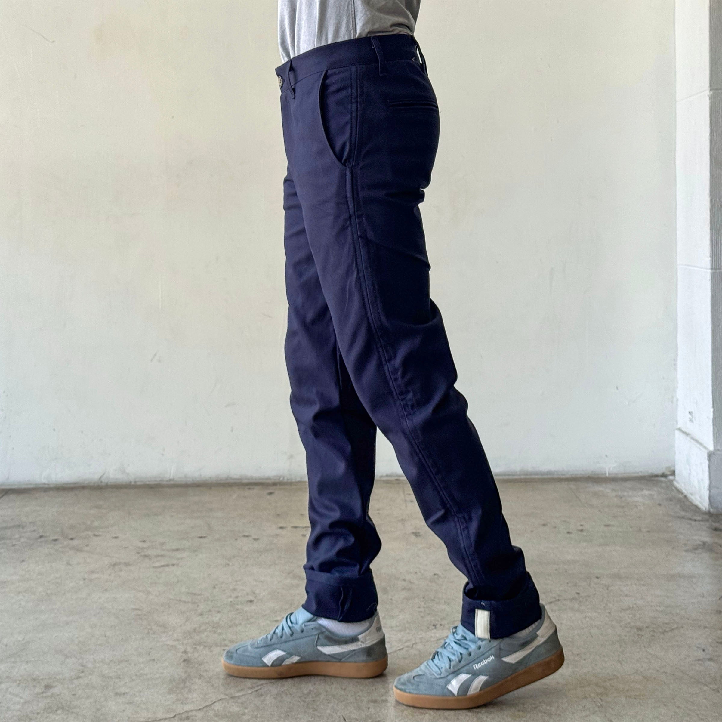 Rivet Chino Navy 10oz Sanded Canvas